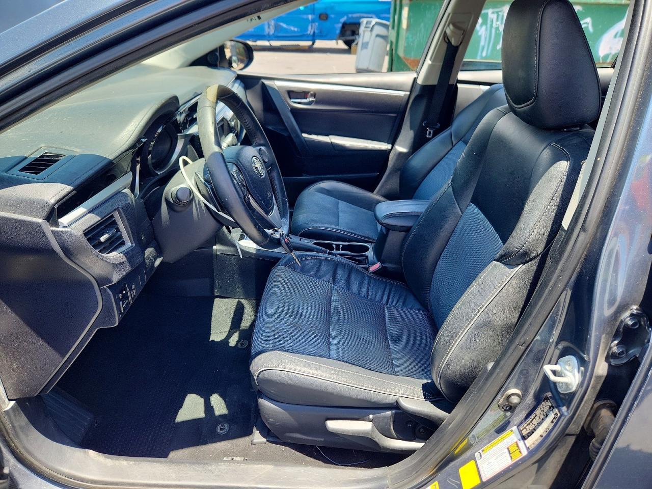 2015 Toyota Corolla S Plus Gray vin: 2T1BURHE0FC248166
