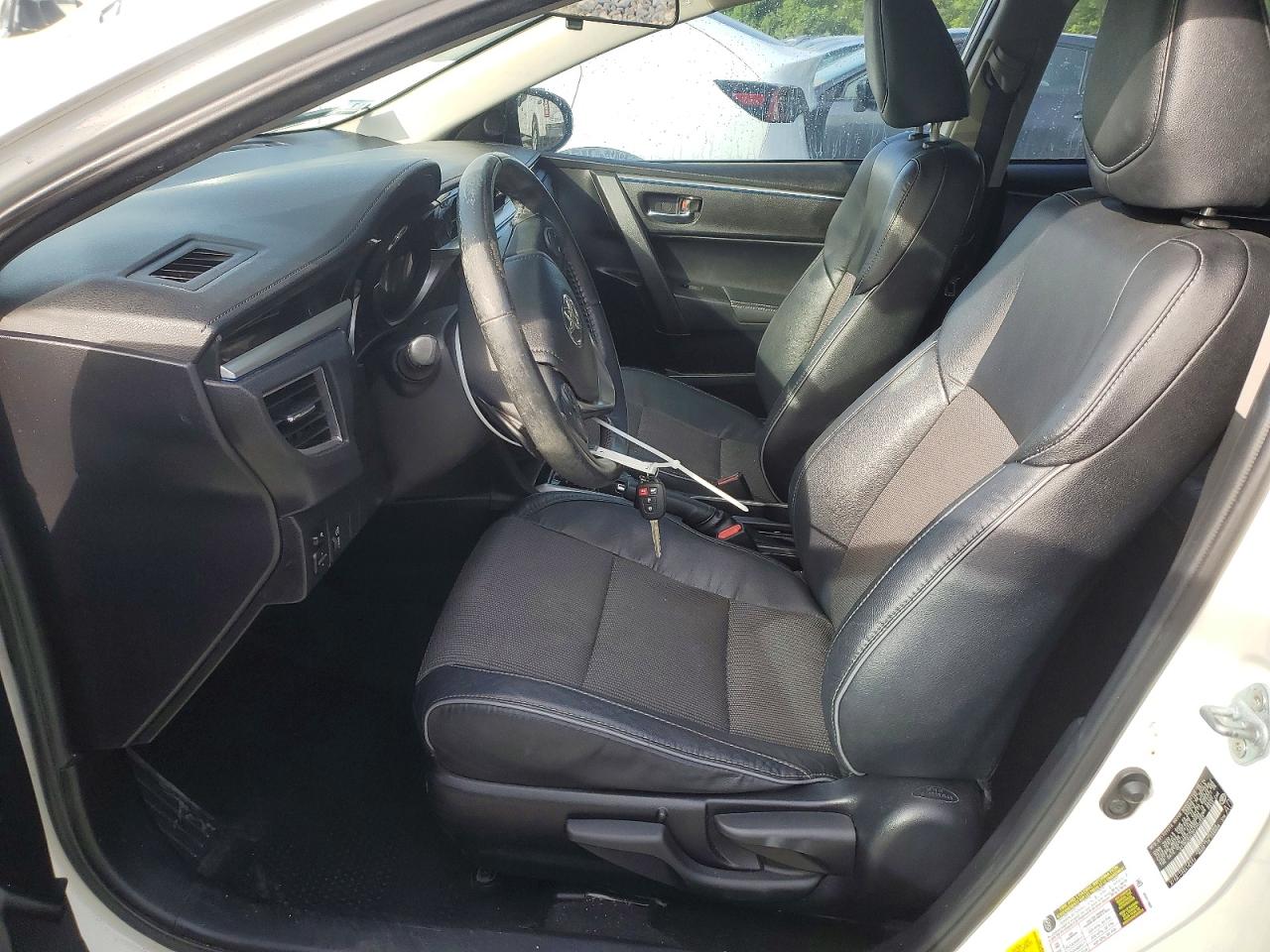 2015 Toyota Corolla S Plus White vin: 2T1BURHE0FC250502