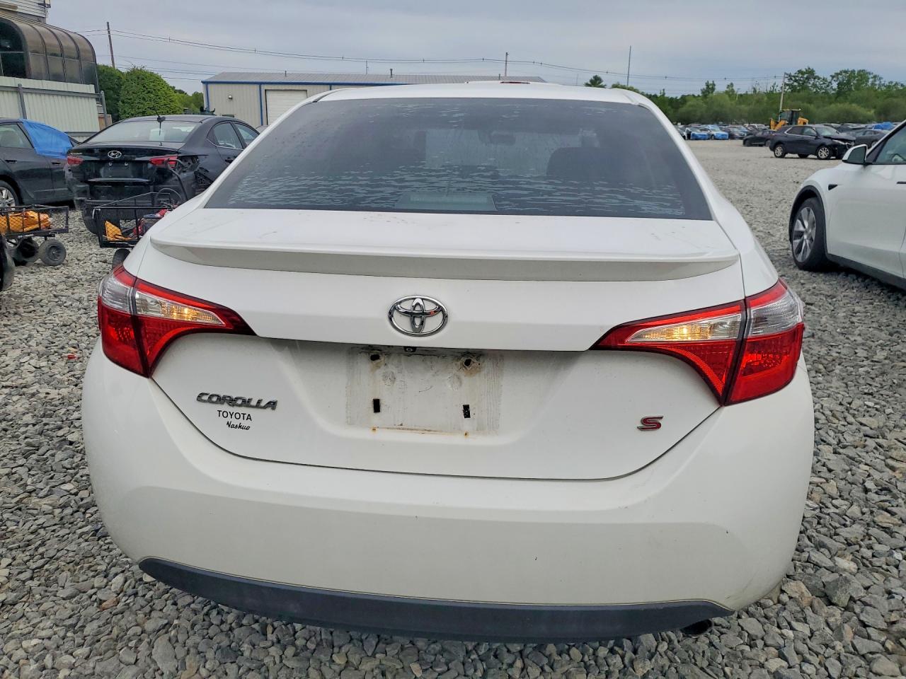 2015 Toyota Corolla S Plus White vin: 2T1BURHE0FC250502