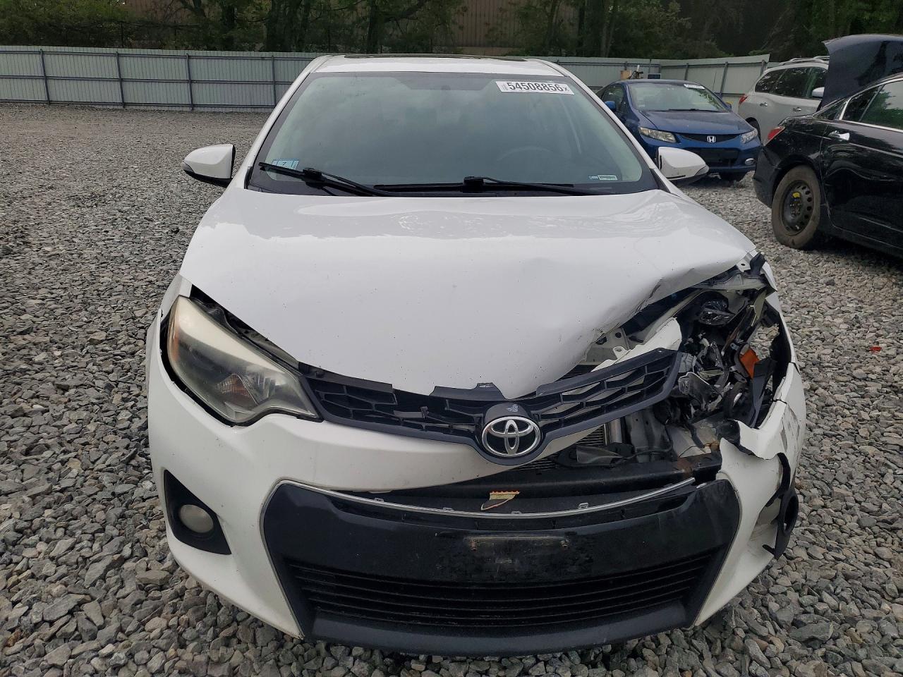 2015 Toyota Corolla S Plus White vin: 2T1BURHE0FC250502