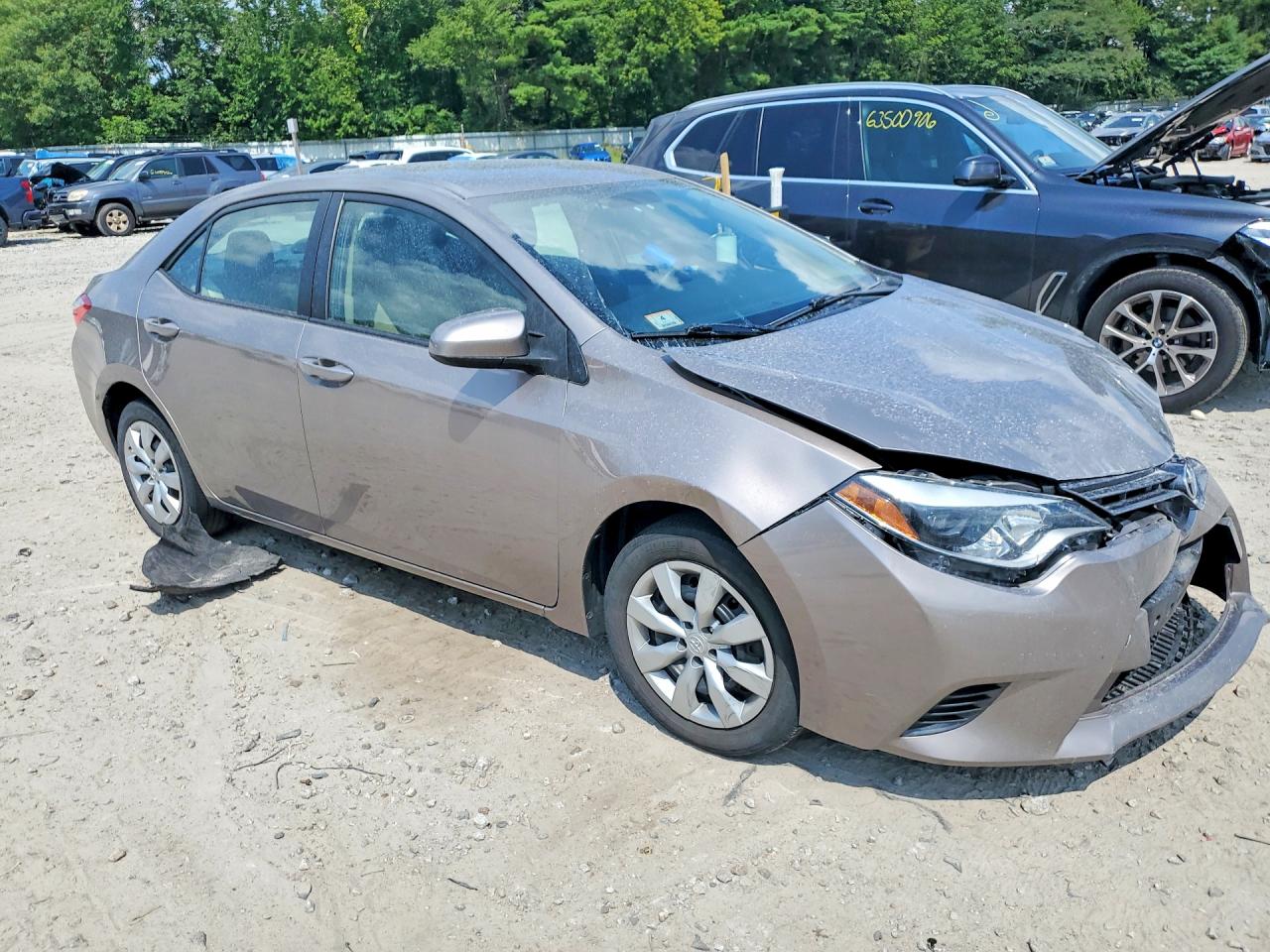 2015 Toyota Corolla Le Beige vin: 2T1BURHE0FC261354
