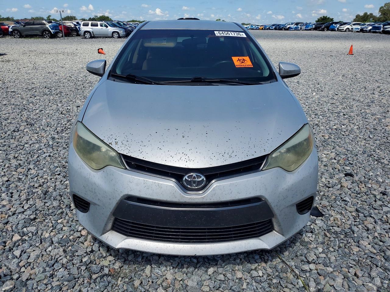 2015 Toyota Corolla Le Silver vin: 2T1BURHE0FC263377