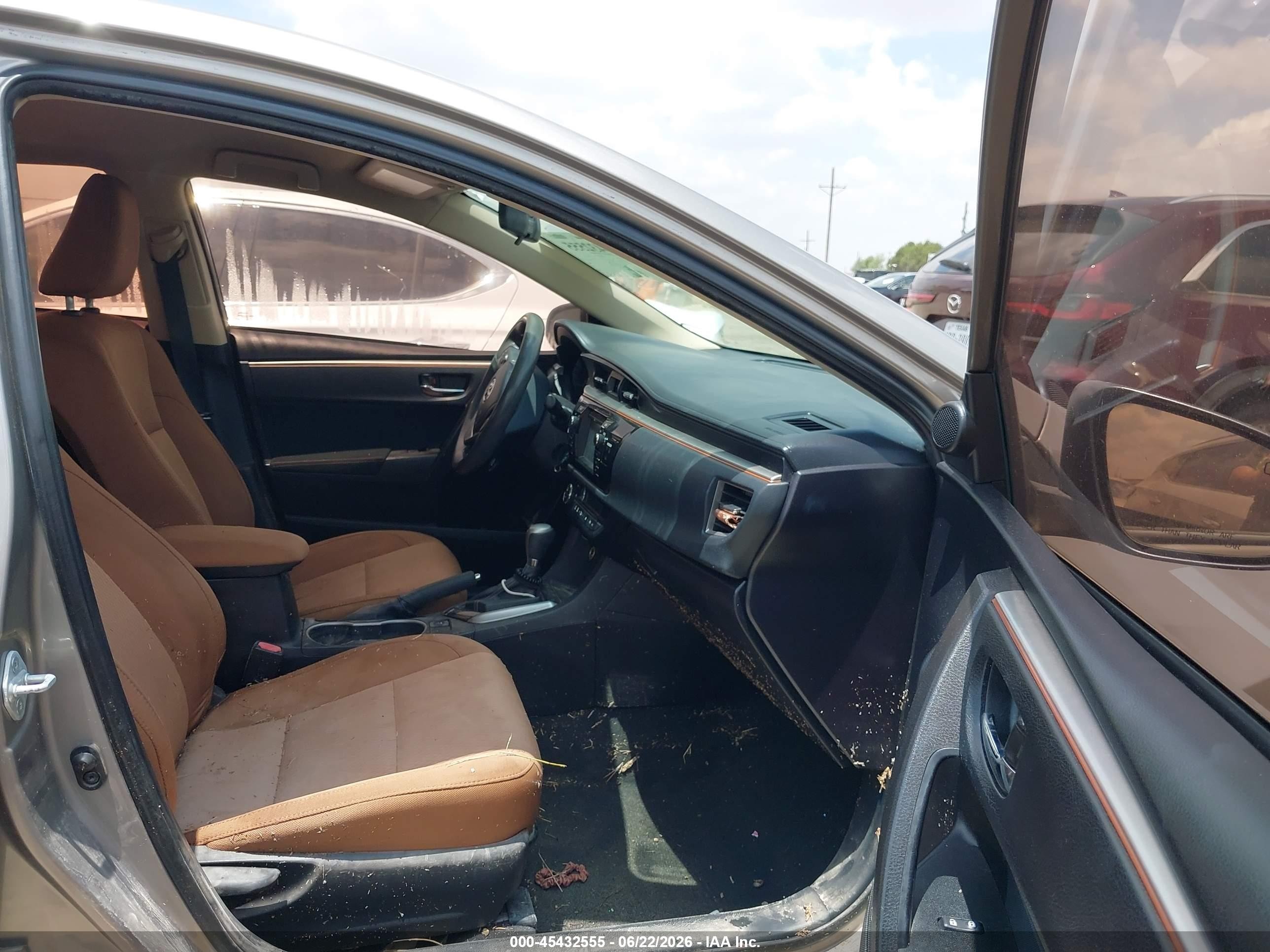 2015 Toyota Corolla Le Plus Gray vin: 2T1BURHE0FC268630