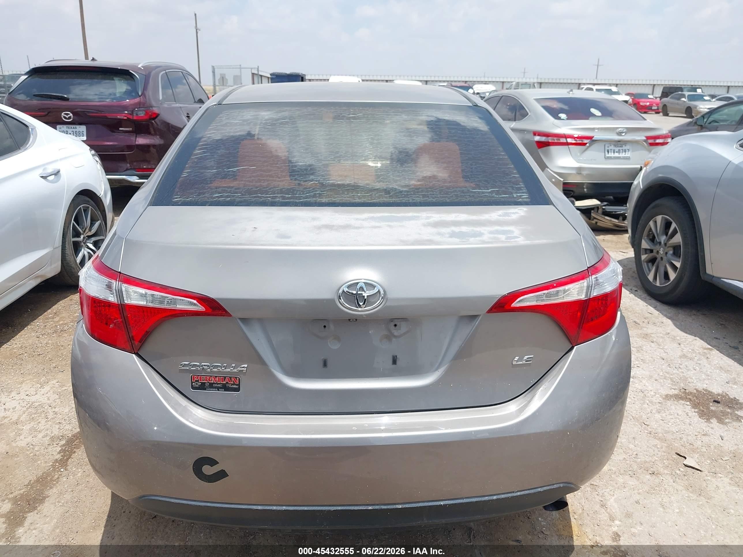 2015 Toyota Corolla Le Plus Gray vin: 2T1BURHE0FC268630
