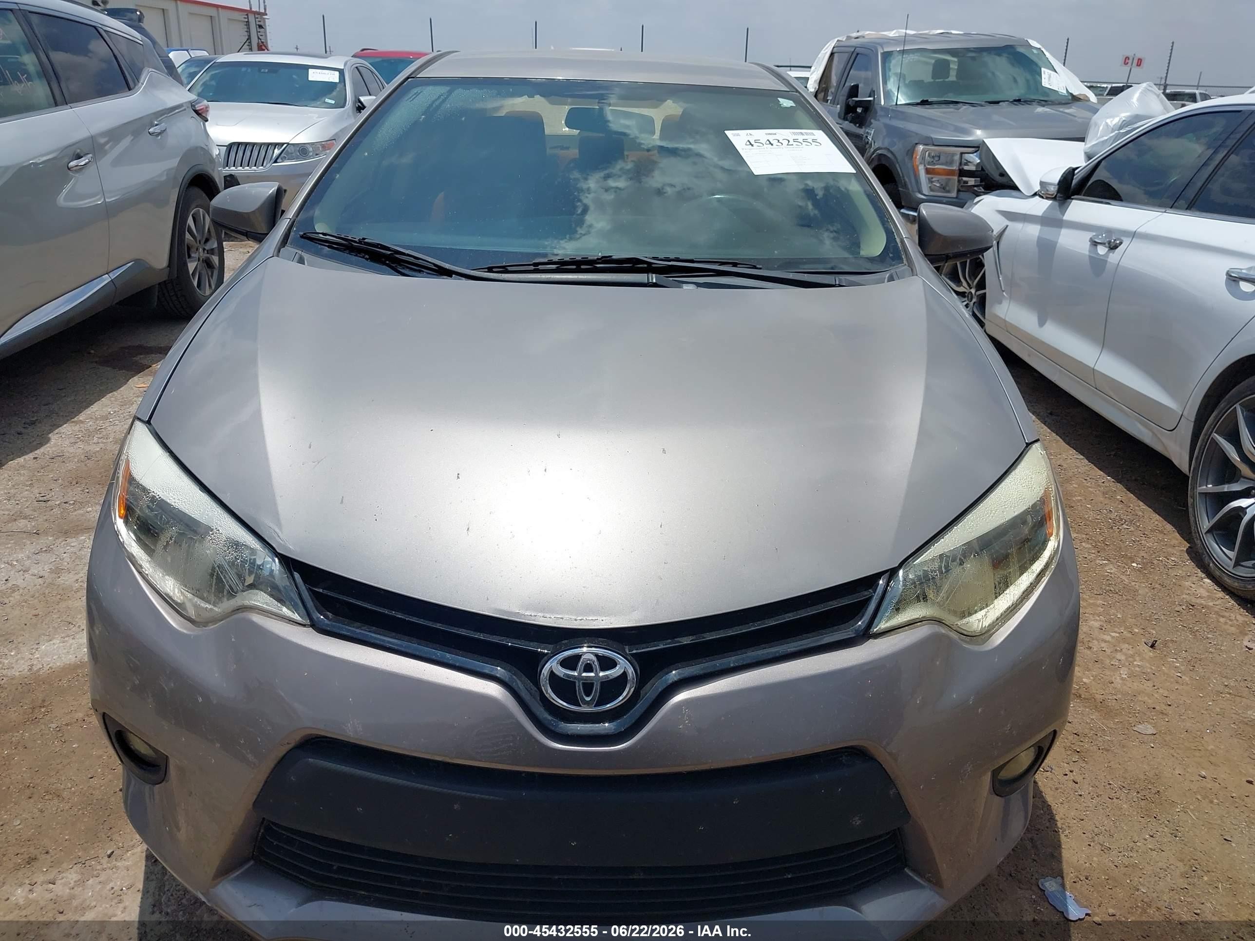 2015 Toyota Corolla Le Plus Gray vin: 2T1BURHE0FC268630