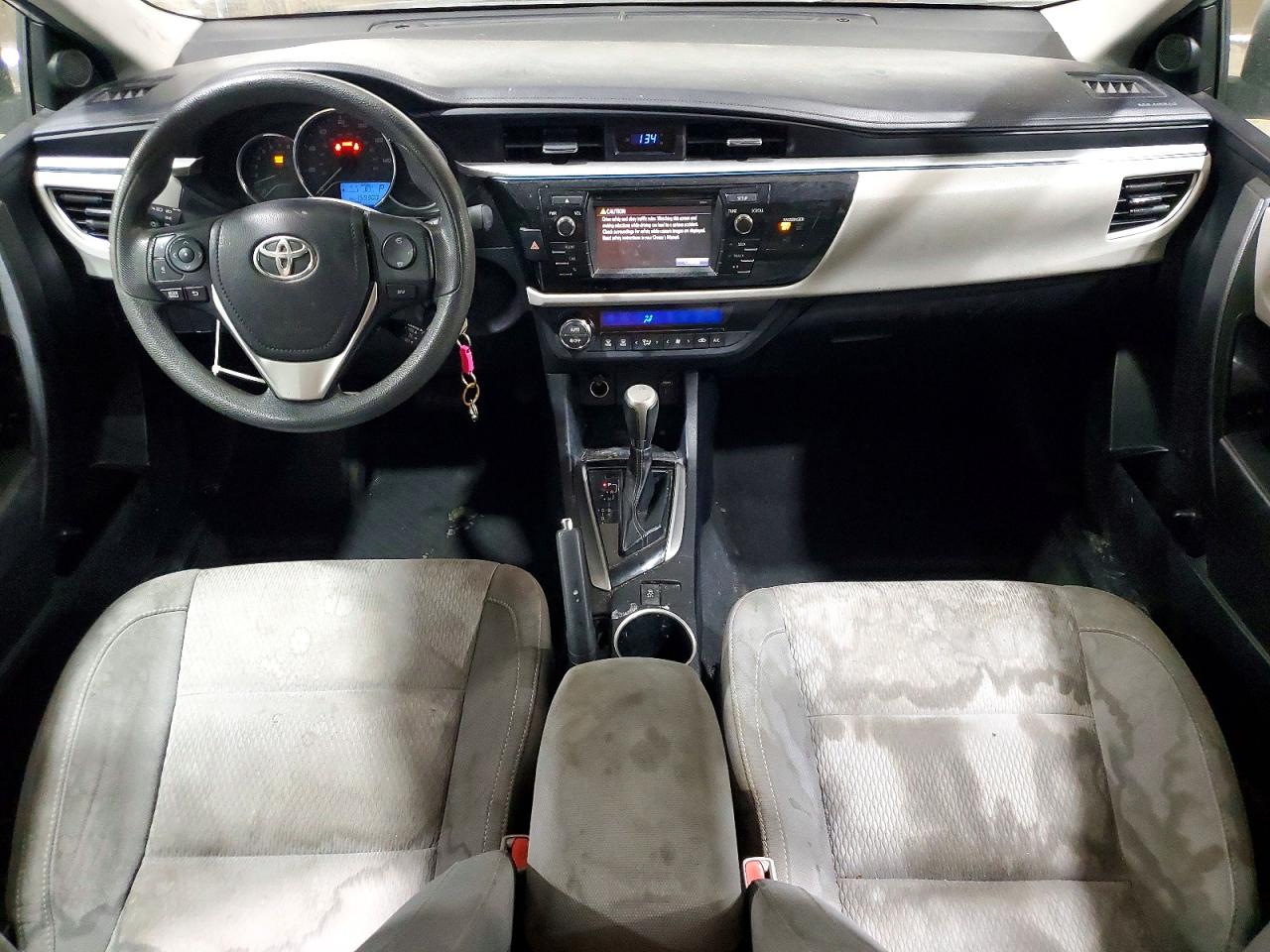 2015 Toyota Corolla Le White vin: 2T1BURHE0FC272970