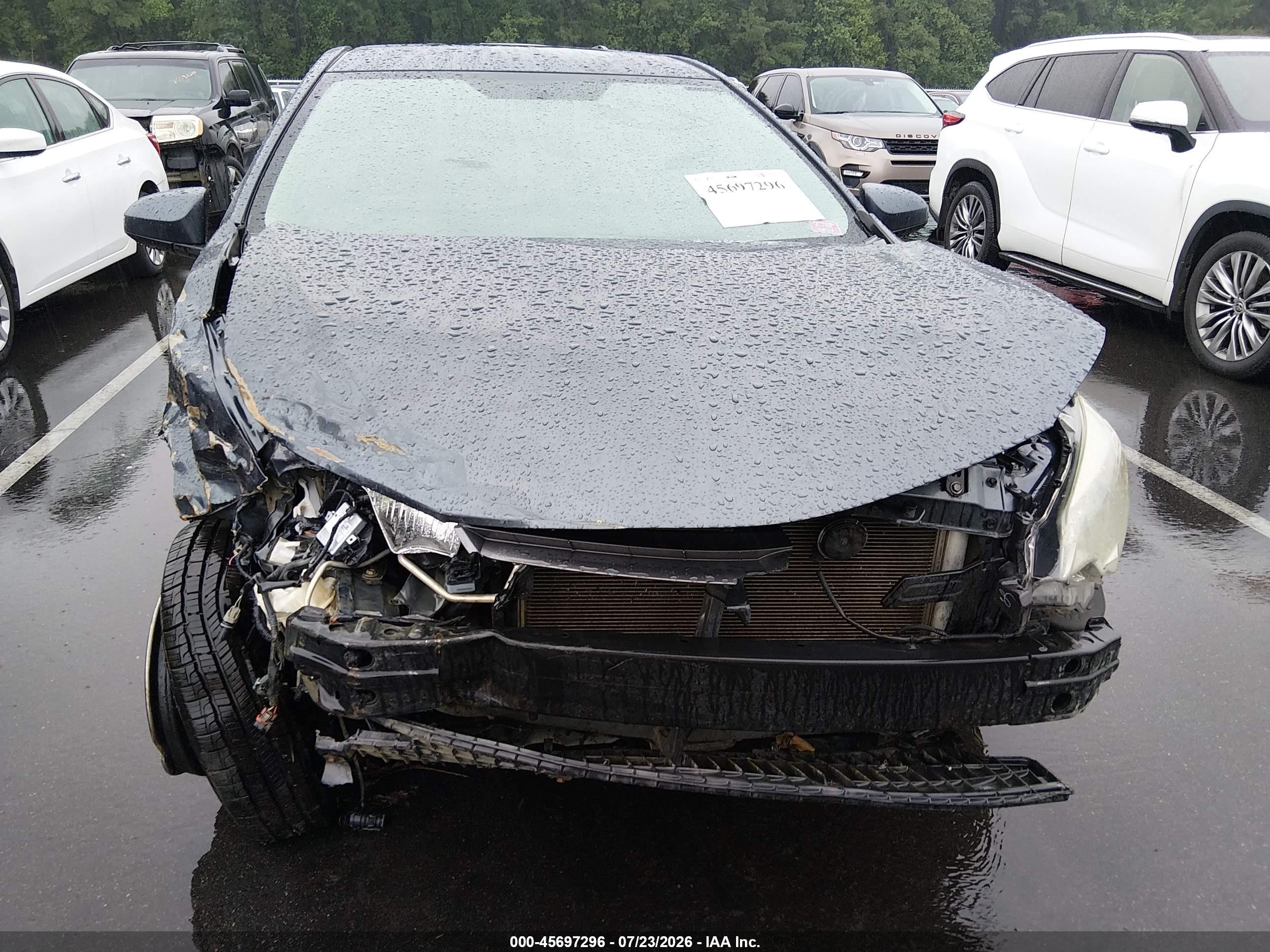 2015 Toyota Corolla Le Gray vin: 2T1BURHE0FC283922