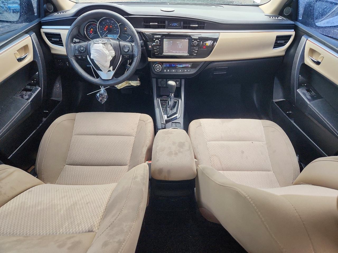 2015 Toyota Corolla Le White vin: 2T1BURHE0FC288053