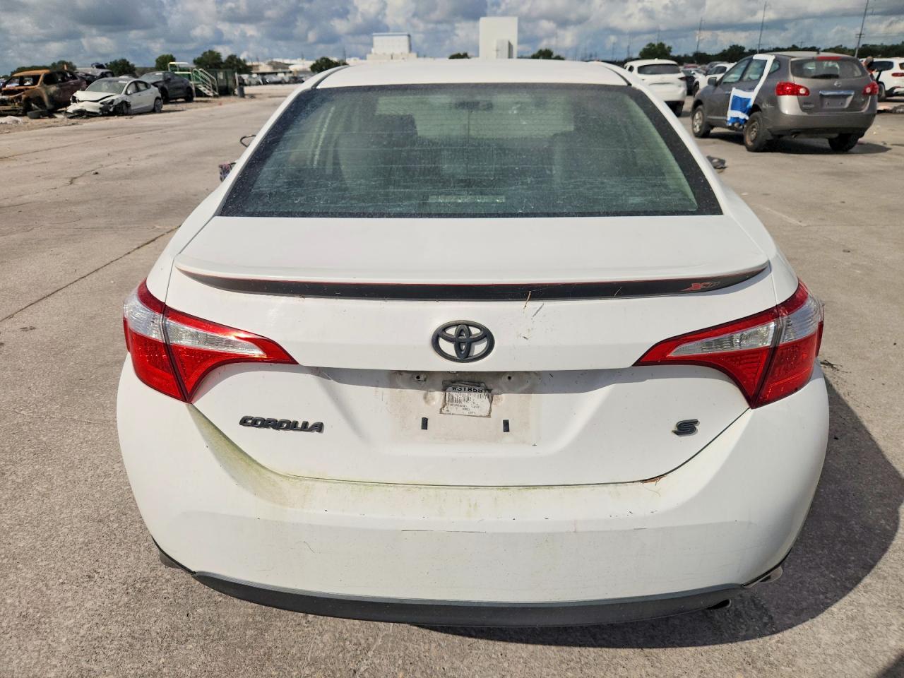 2015 Toyota Corolla S Plus White vin: 2T1BURHE0FC294936