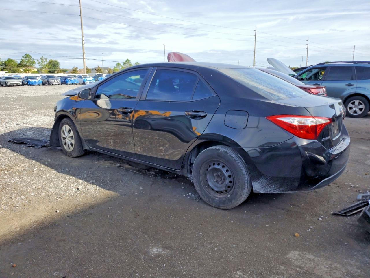 2015 Toyota Corolla L Gray vin: 2T1BURHE0FC311573