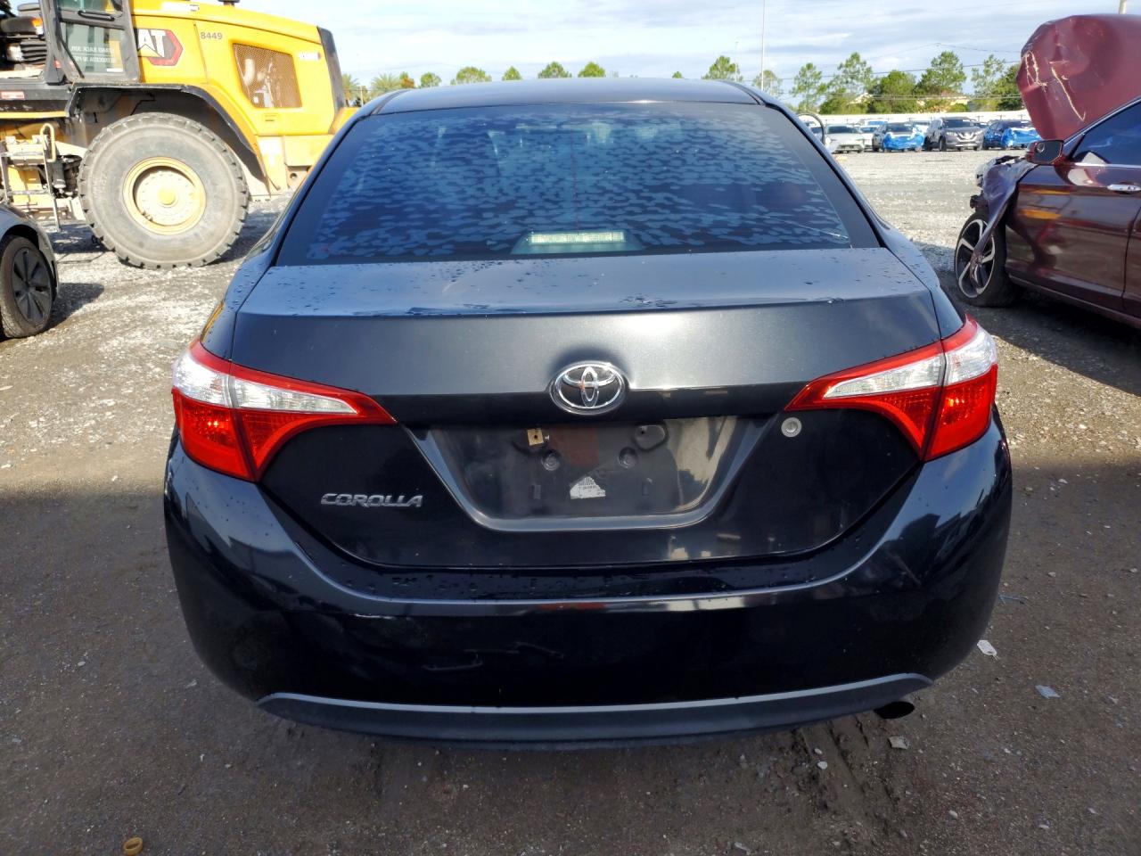 2015 Toyota Corolla L Gray vin: 2T1BURHE0FC311573