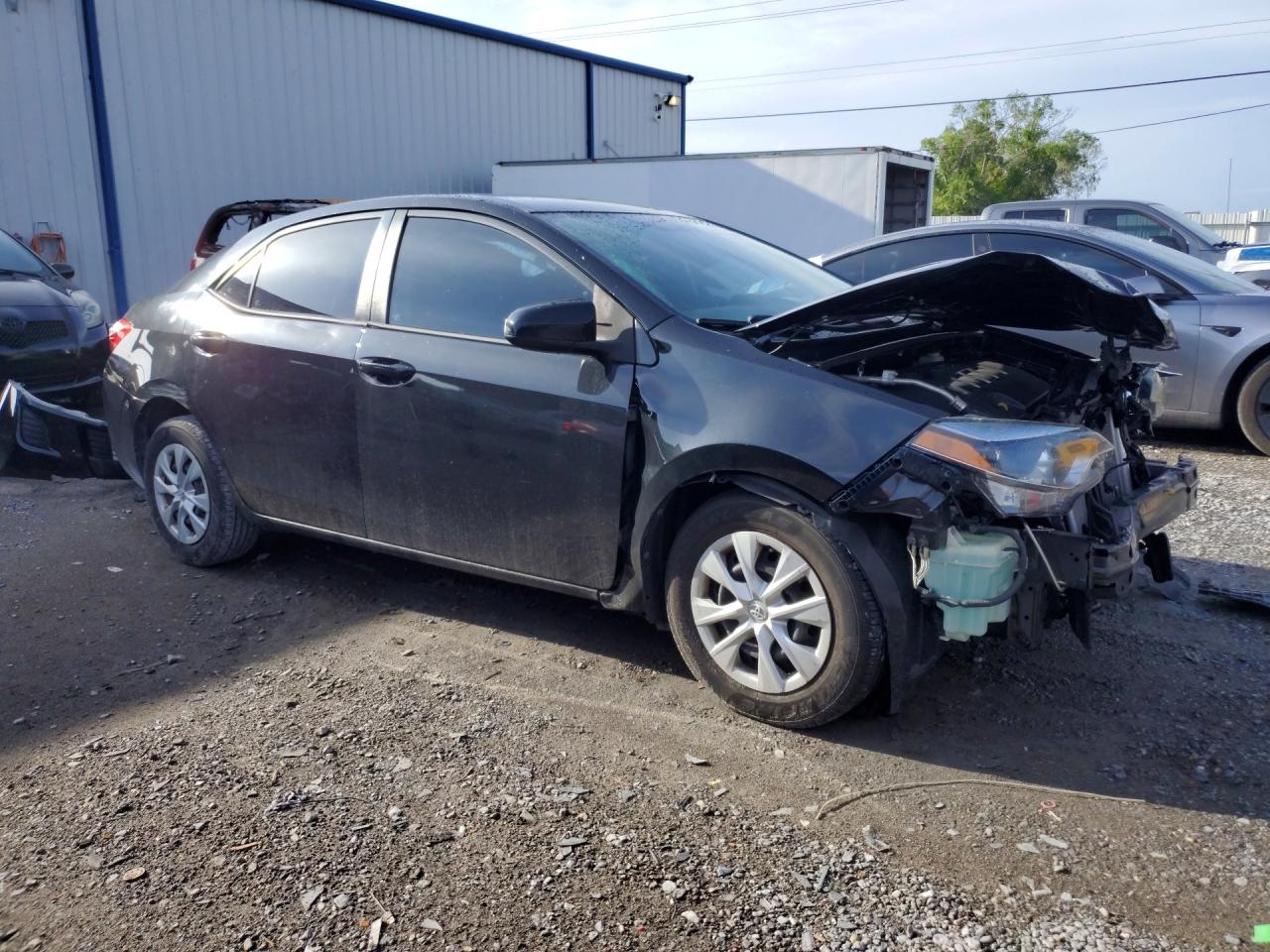 2015 Toyota Corolla L Gray vin: 2T1BURHE0FC311573