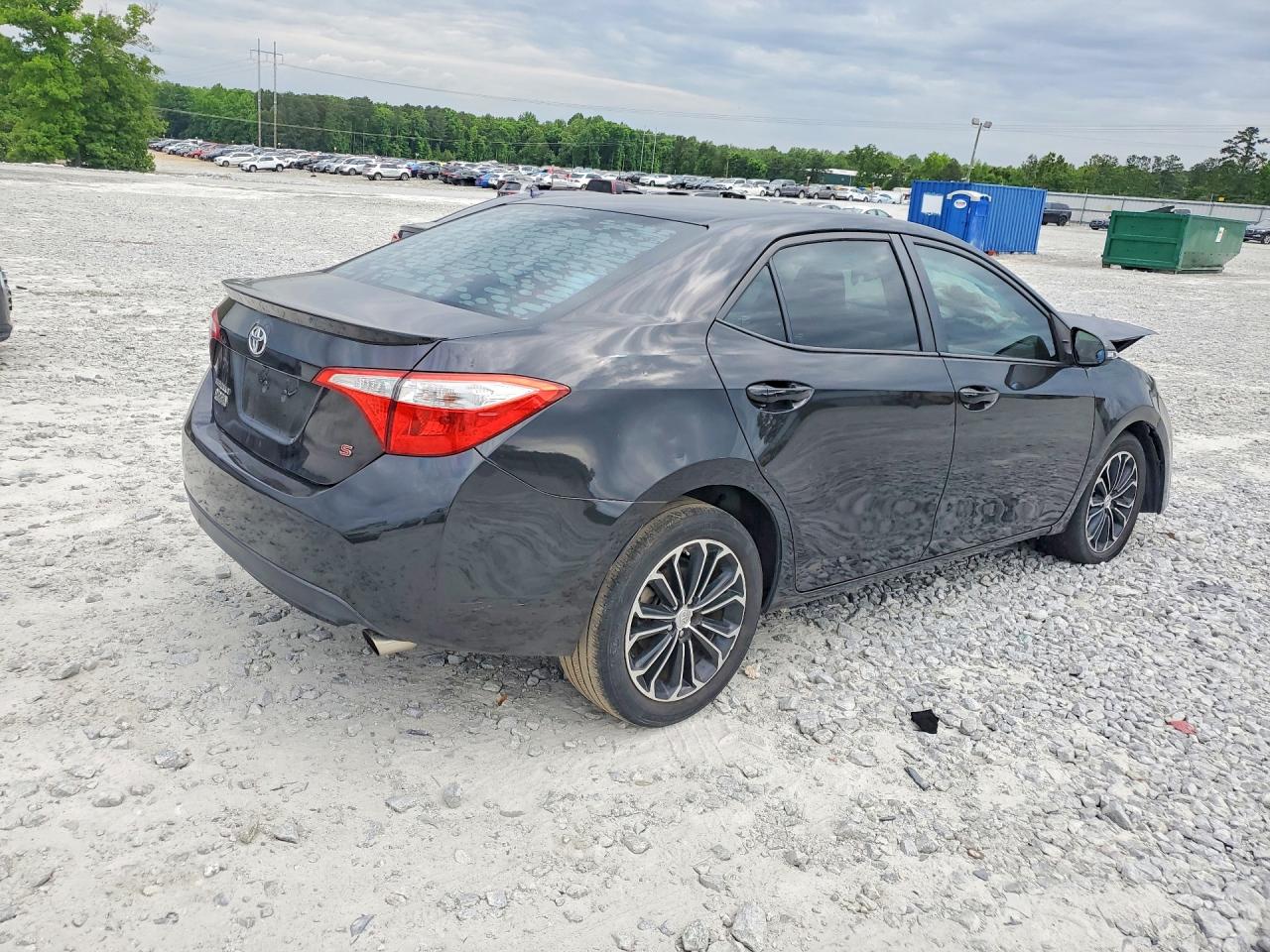 2015 Toyota Corolla S Plus Black vin: 2T1BURHE0FC314568
