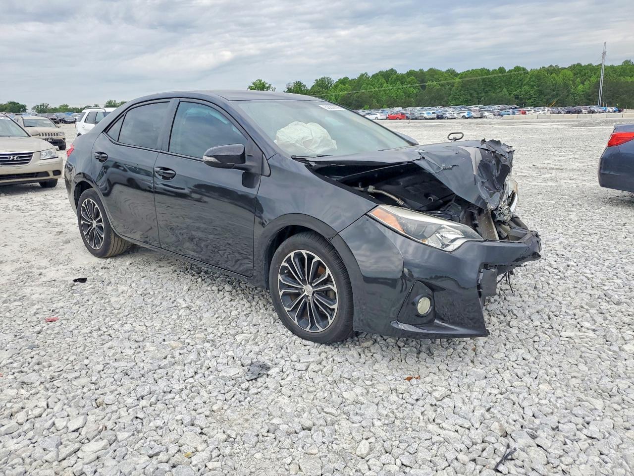 2015 Toyota Corolla S Plus Black vin: 2T1BURHE0FC314568