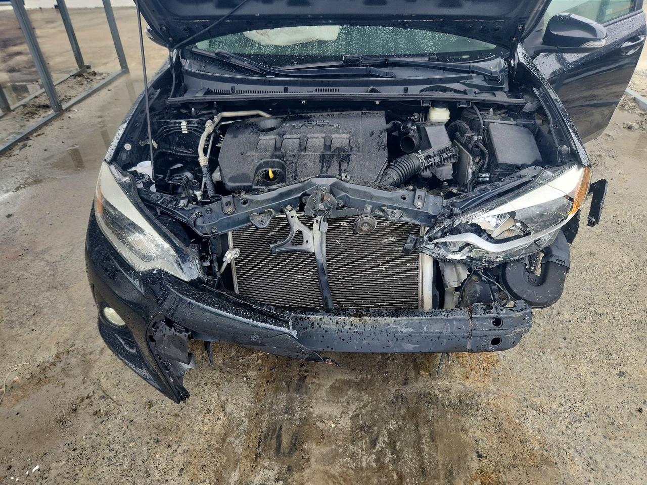 2015 Toyota Corolla S Plus Black vin: 2T1BURHE0FC314568