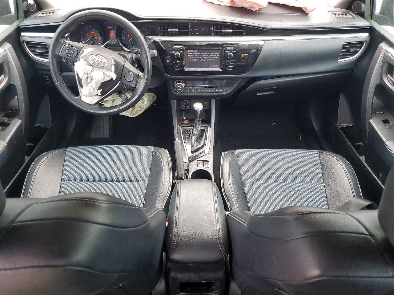 2015 Toyota Corolla S Plus Black vin: 2T1BURHE0FC314568