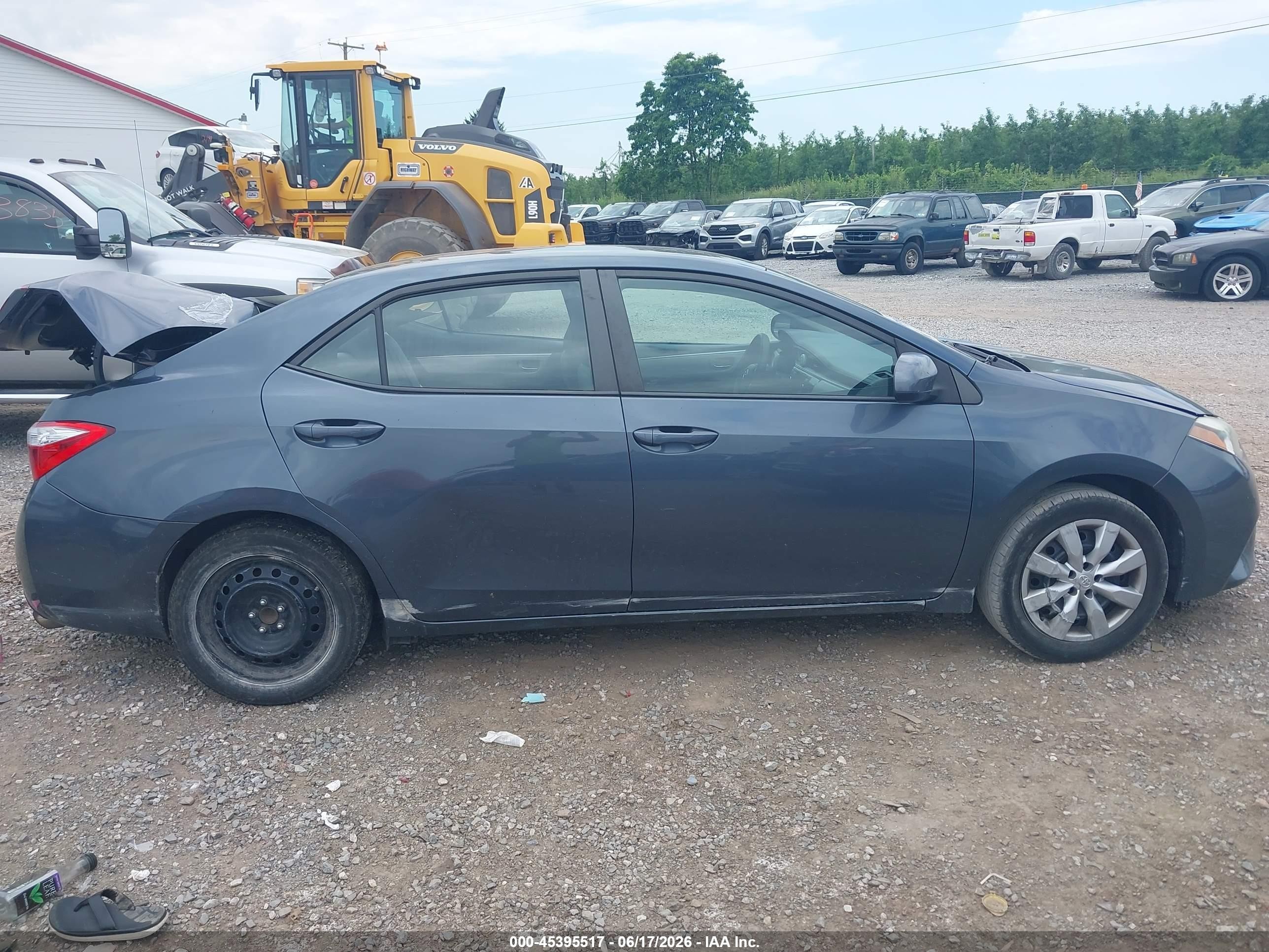 2015 Toyota Corolla Le Blue vin: 2T1BURHE0FC321200