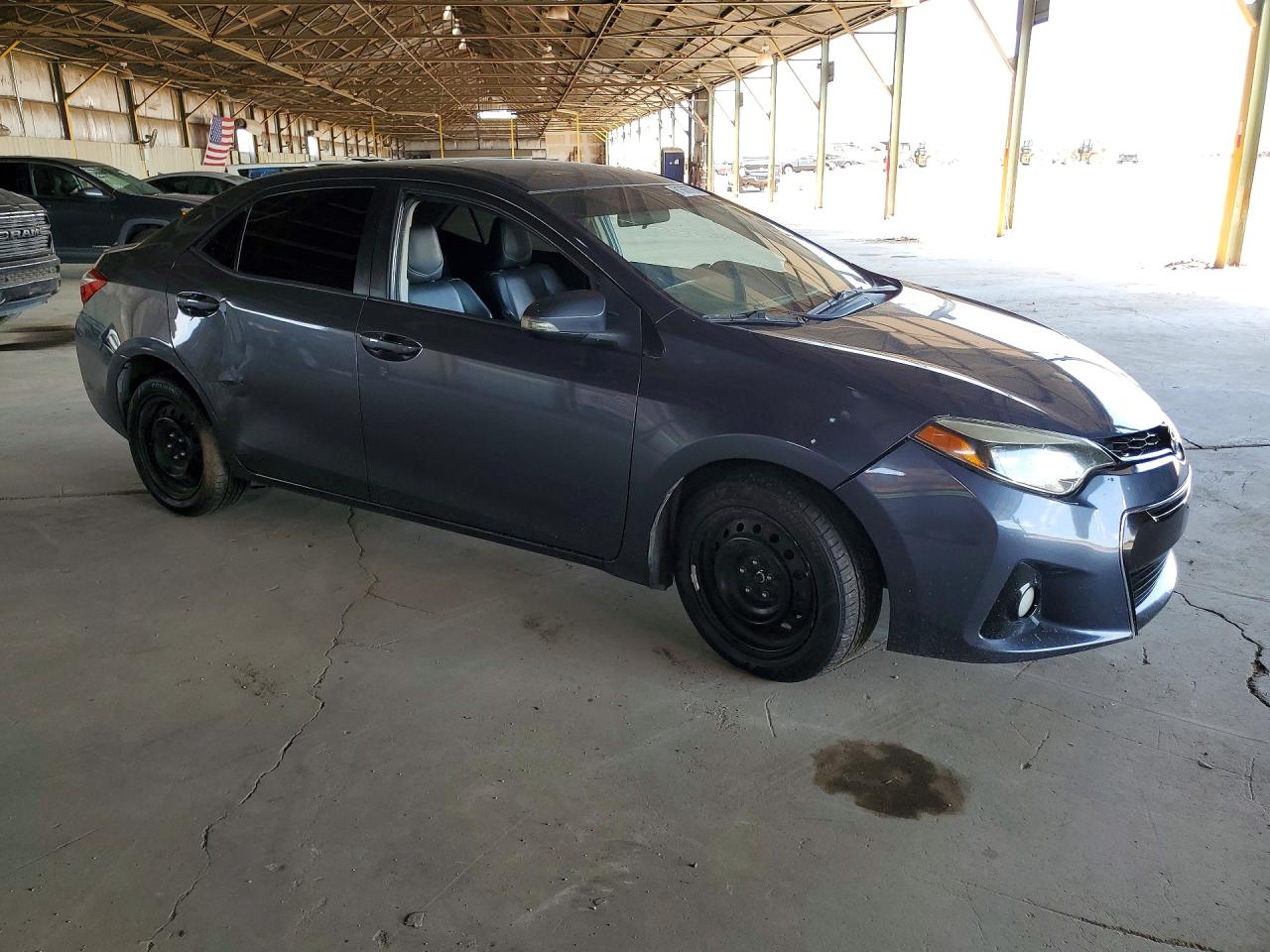 2015 Toyota Corolla S Blue vin: 2T1BURHE0FC333573