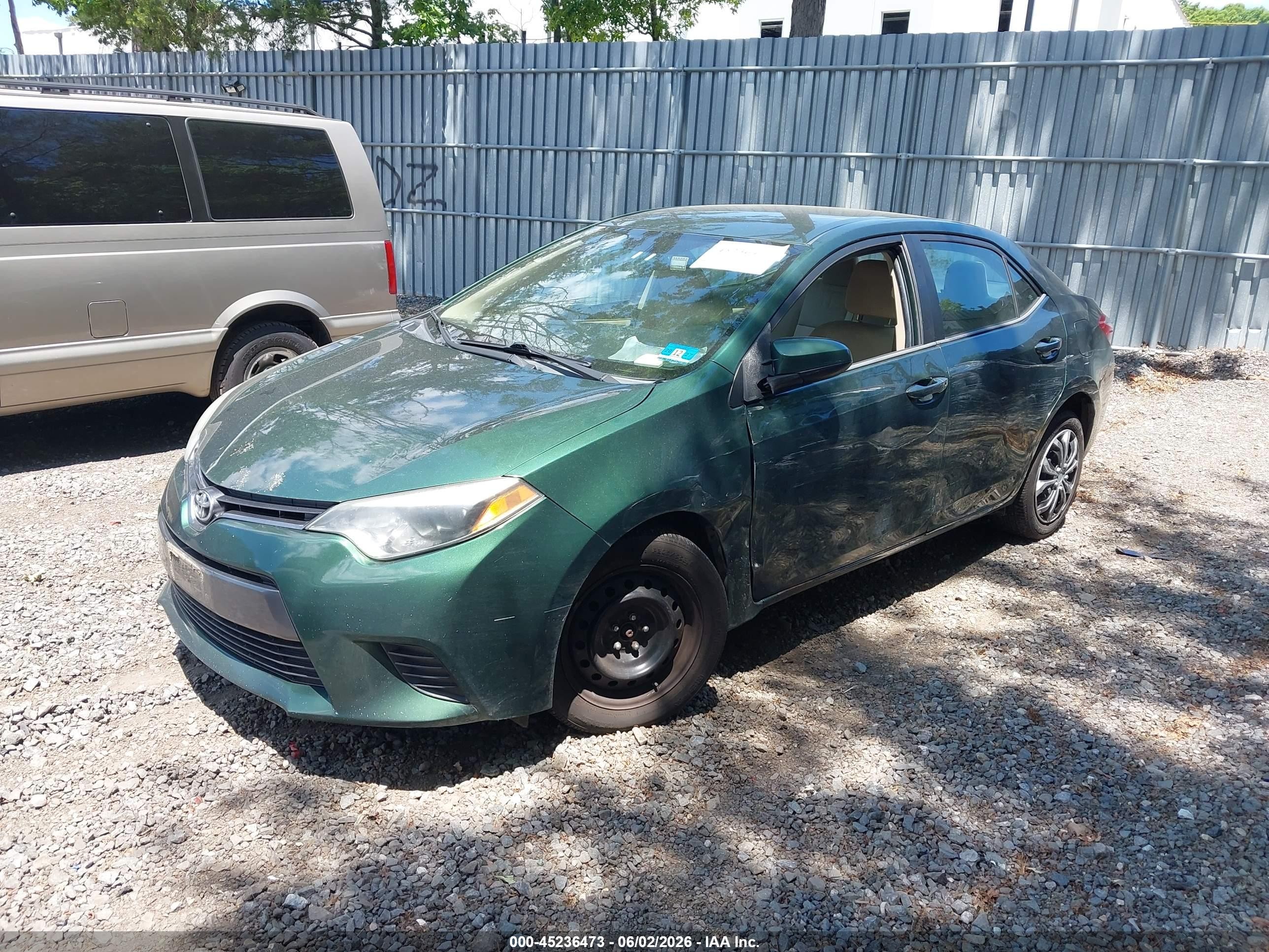 2015 Toyota Corolla Le Green vin: 2T1BURHE0FC336540