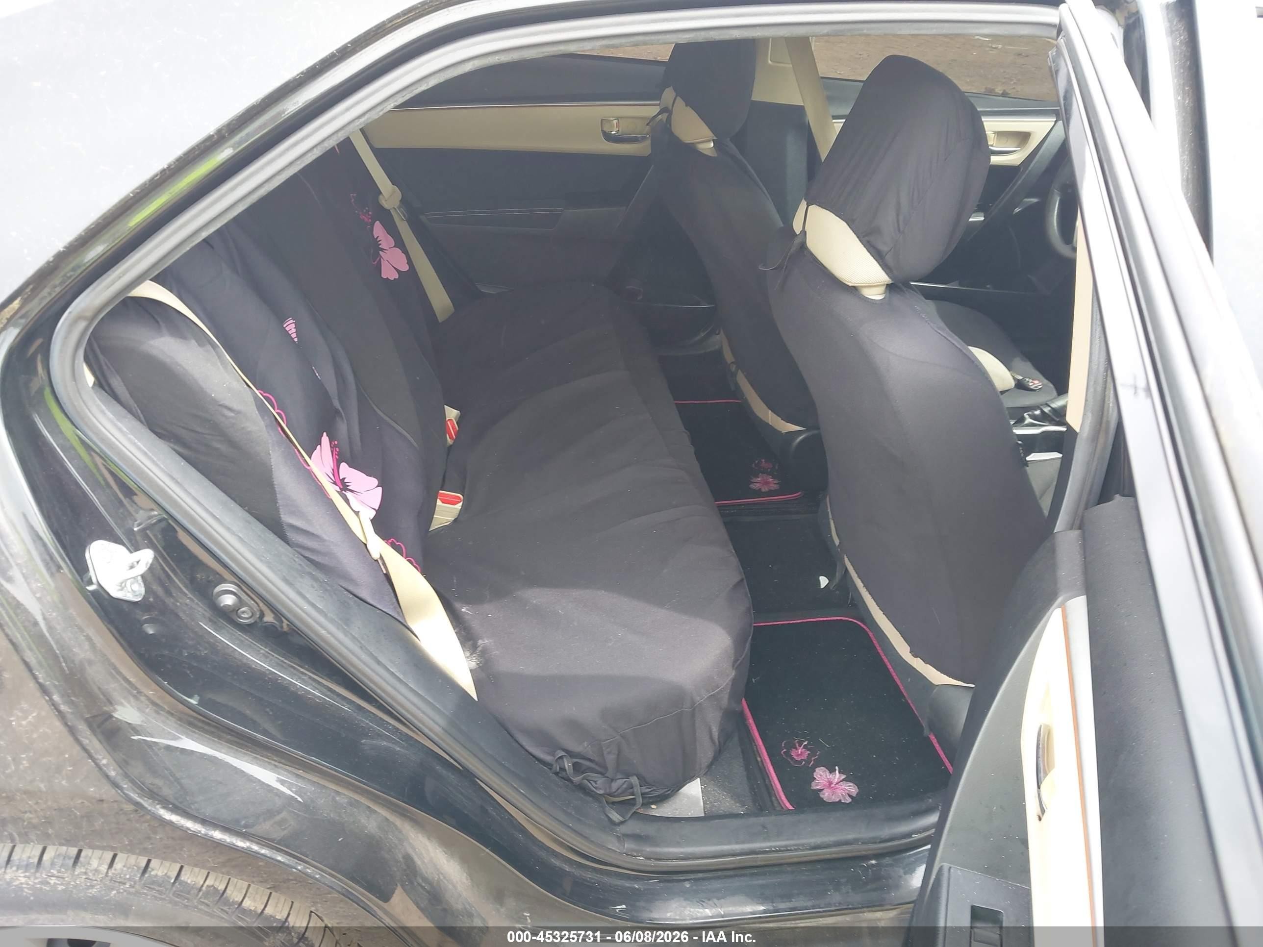 2015 Toyota Corolla Le Black vin: 2T1BURHE0FC339552