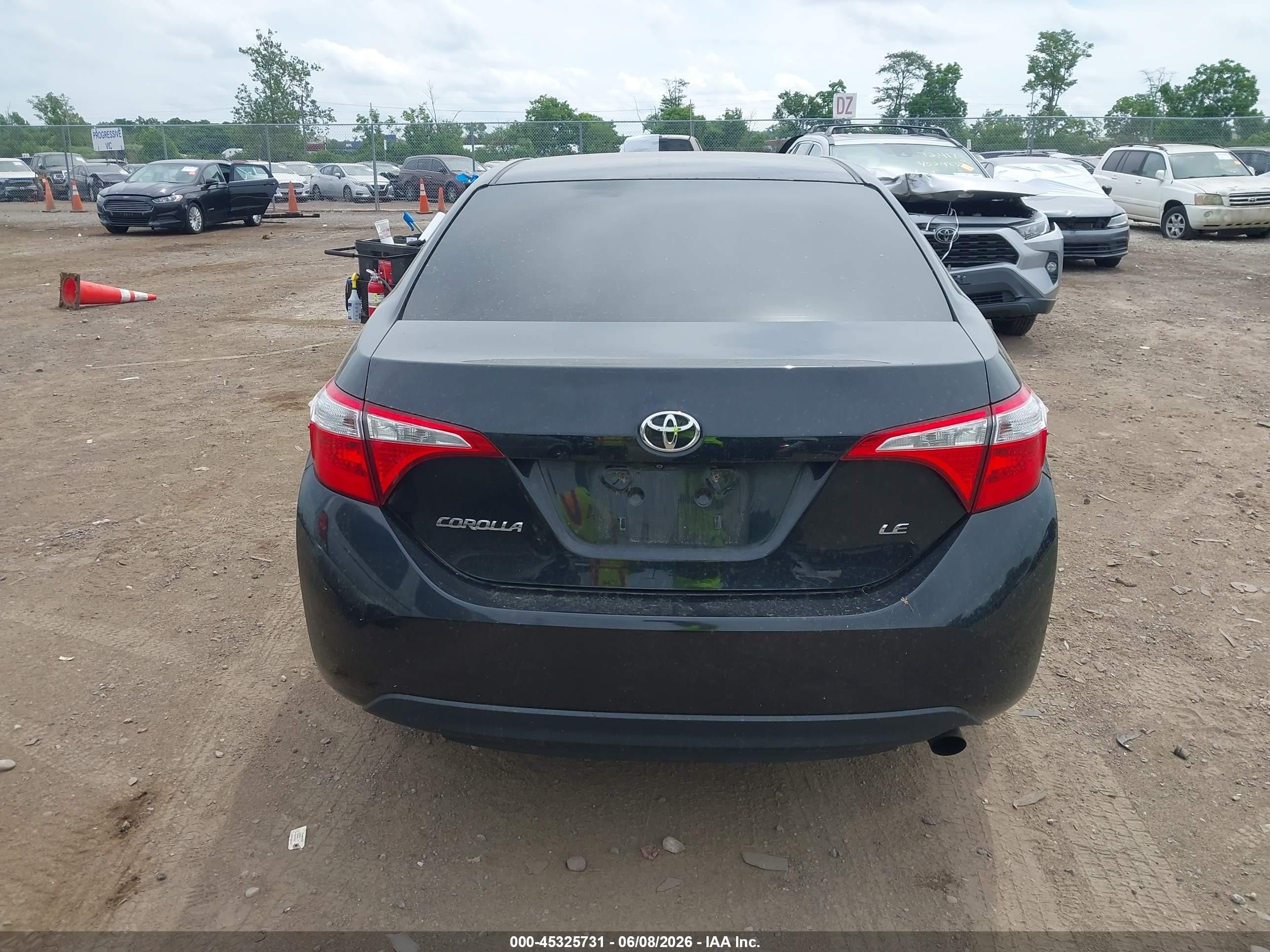 2015 Toyota Corolla Le Black vin: 2T1BURHE0FC339552