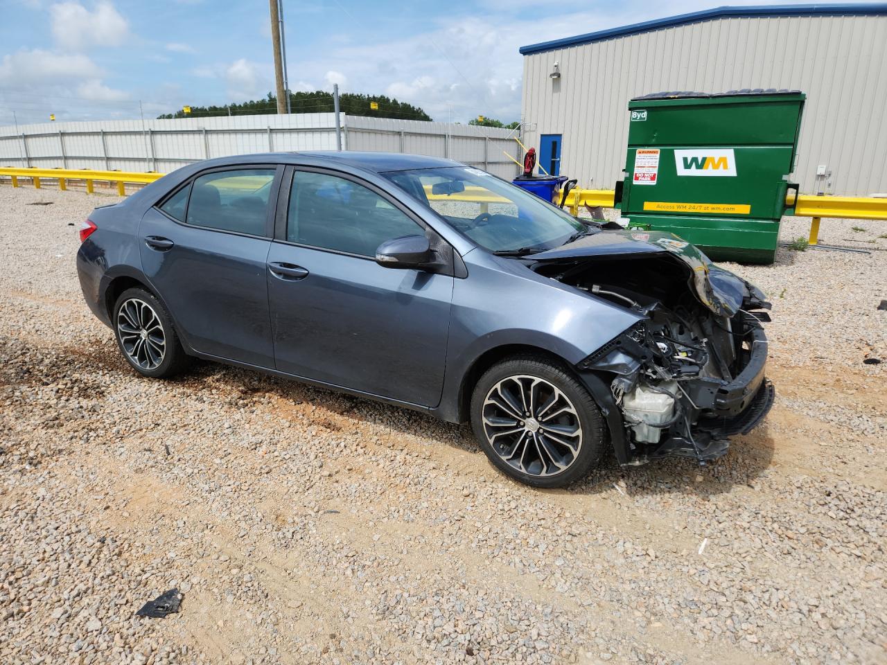 2015 Toyota Corolla S Plus Blue vin: 2T1BURHE0FC344766
