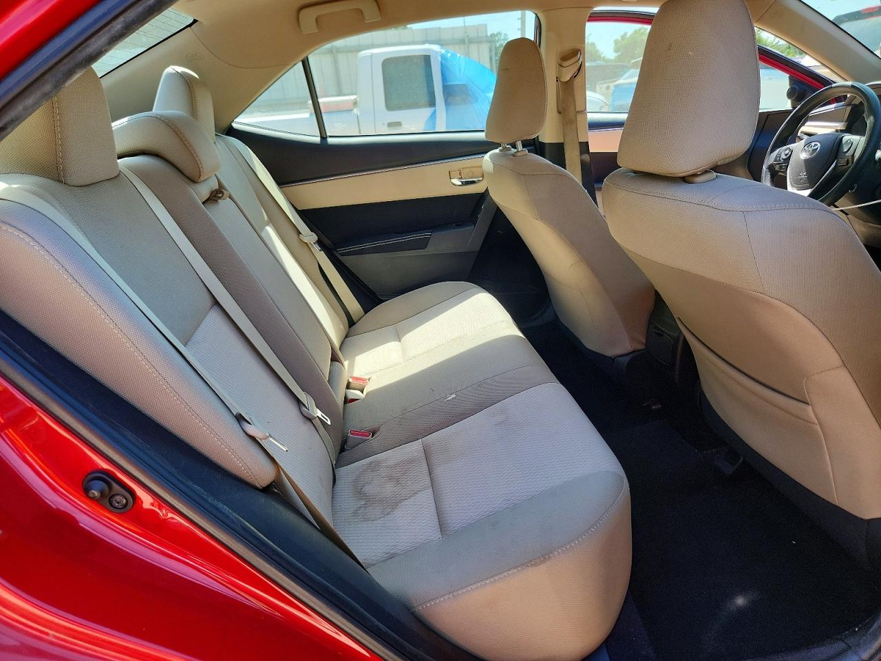 2015 Toyota Corolla Le Red vin: 2T1BURHE0FC345271