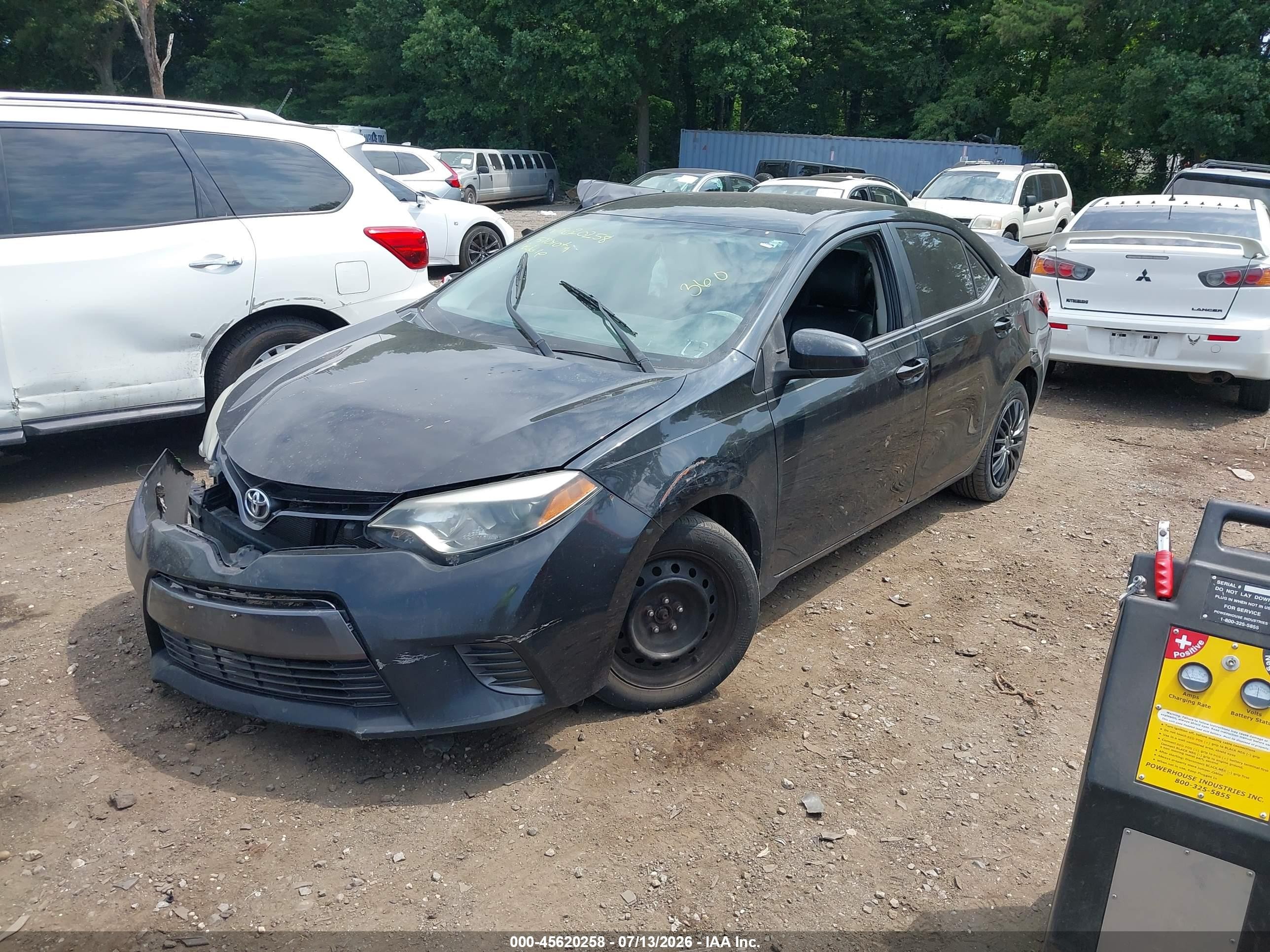 2015 Toyota Corolla Le Black vin: 2T1BURHE0FC359378