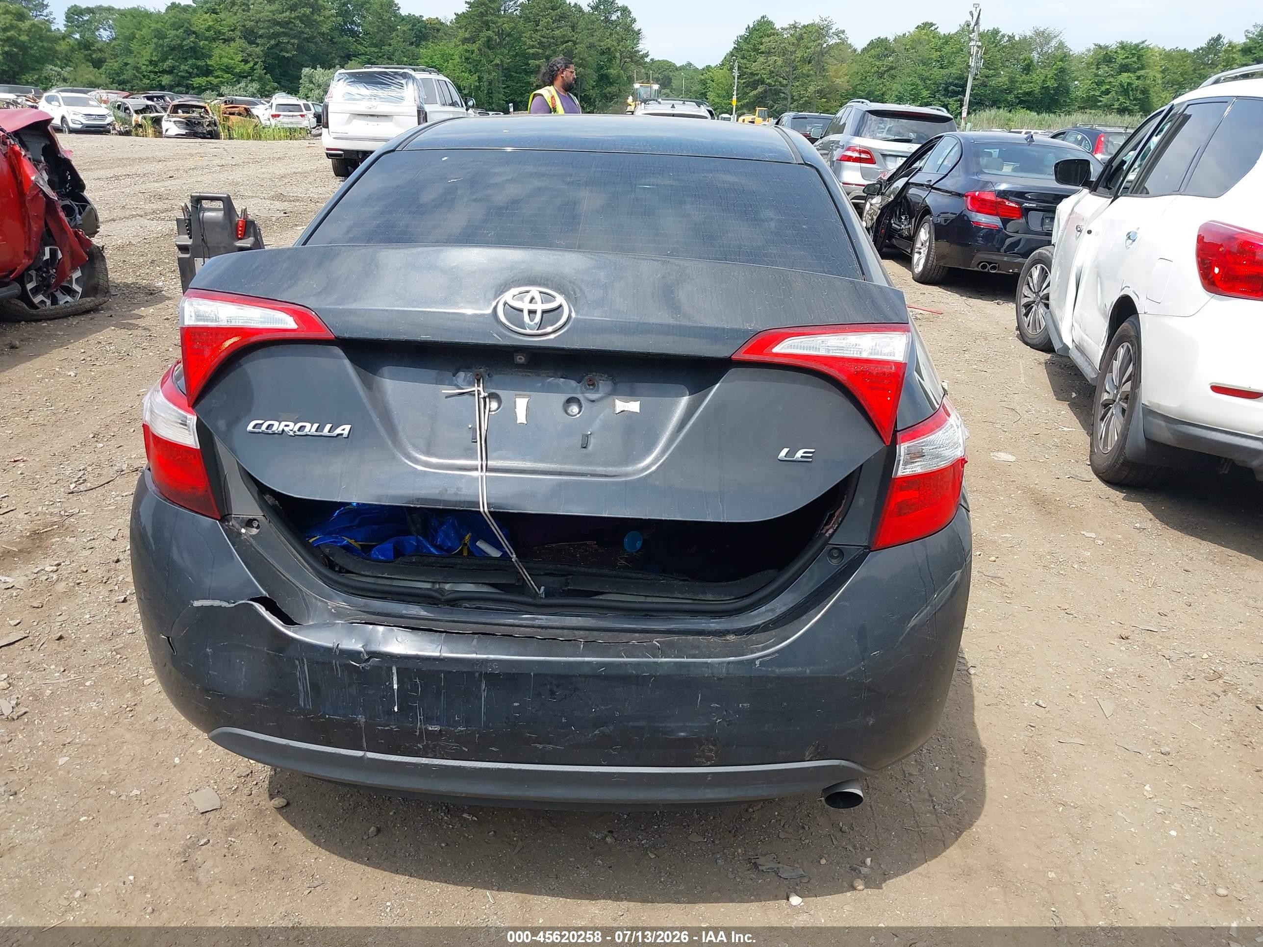 2015 Toyota Corolla Le Black vin: 2T1BURHE0FC359378