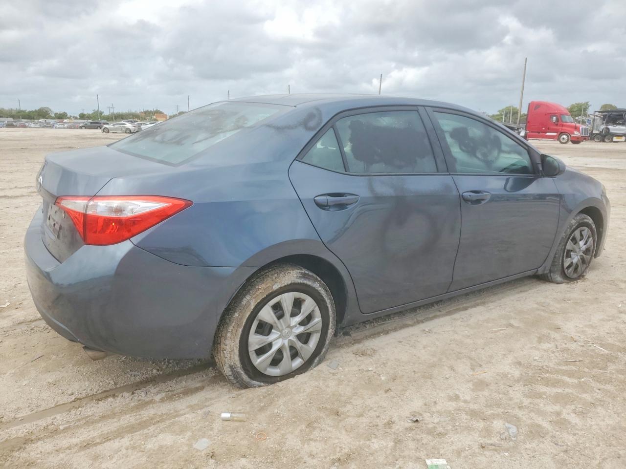 2015 Toyota Corolla L Gray vin: 2T1BURHE0FC366458