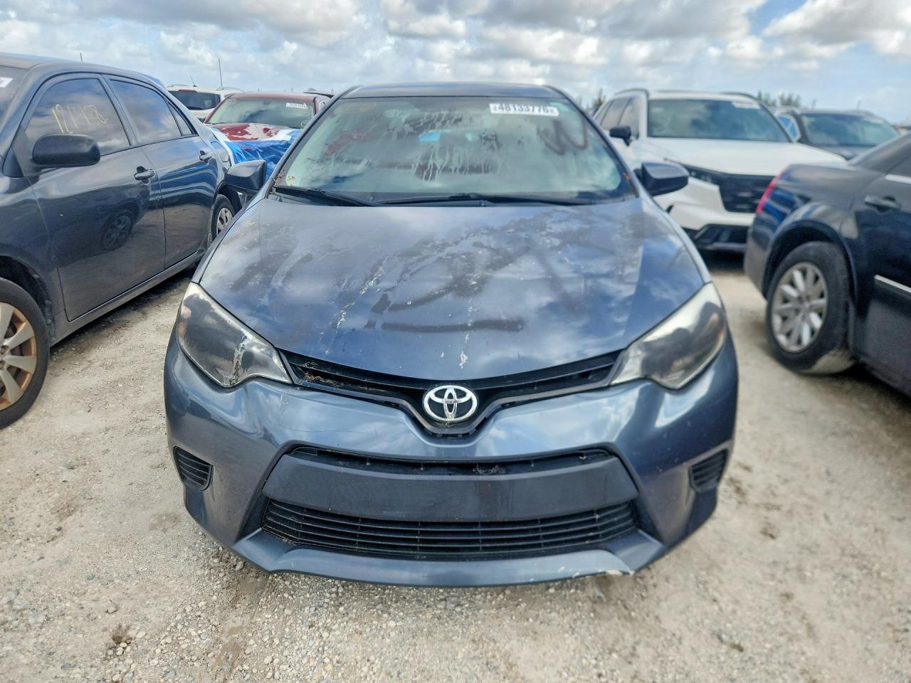 2015 Toyota Corolla L Gray vin: 2T1BURHE0FC366458