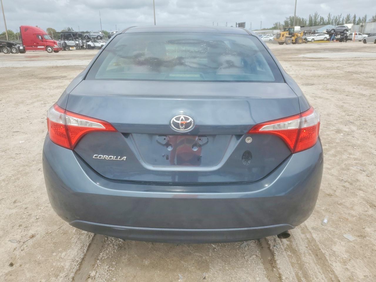 2015 Toyota Corolla L Gray vin: 2T1BURHE0FC366458