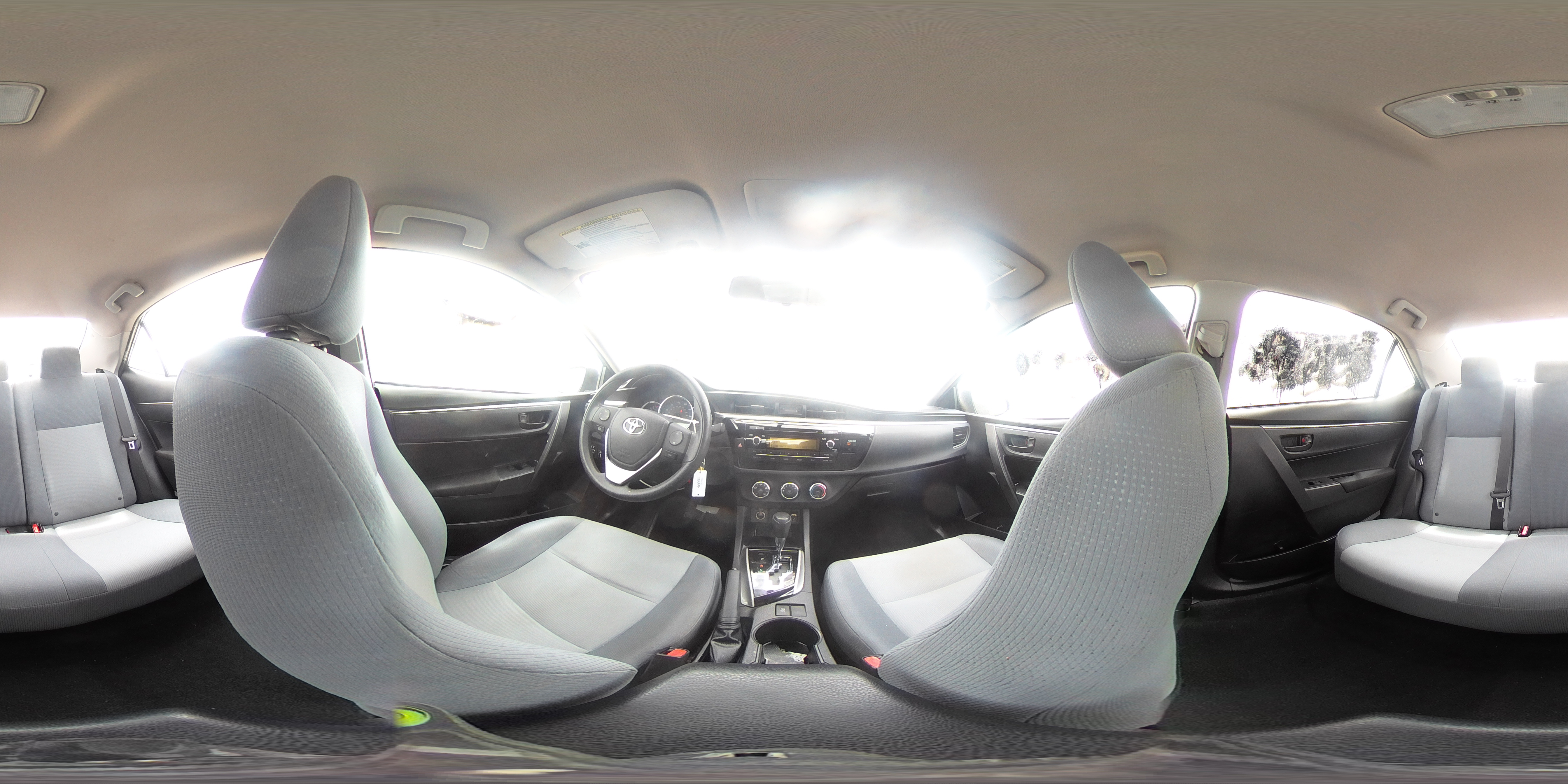 2015 Toyota Corolla L Gray vin: 2T1BURHE0FC366458