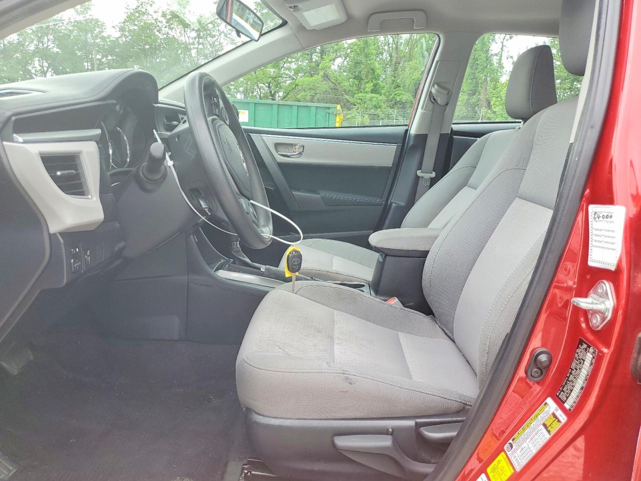 2015 Toyota Corolla Le Красный vin: 2T1BURHE0FC375340