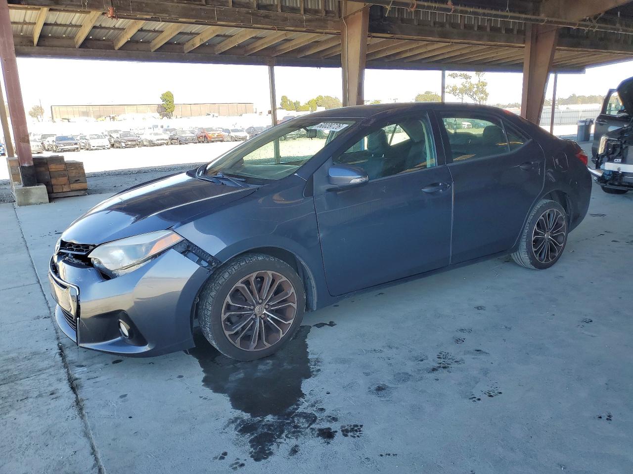 2015 Toyota Corolla S Plus Gray vin: 2T1BURHE0FC384068