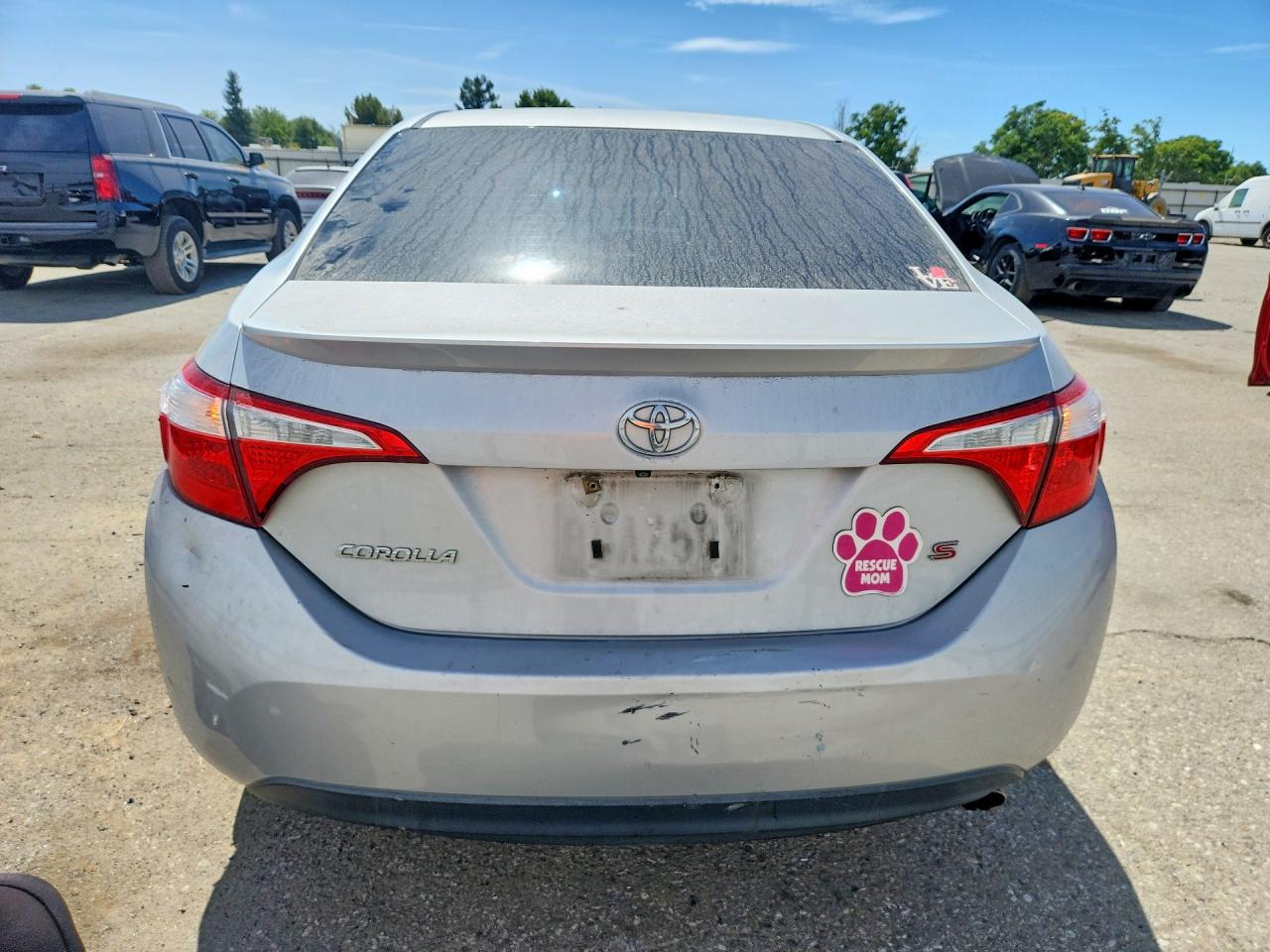 2015 Toyota Corolla S Plus Silver vin: 2T1BURHE0FC386838
