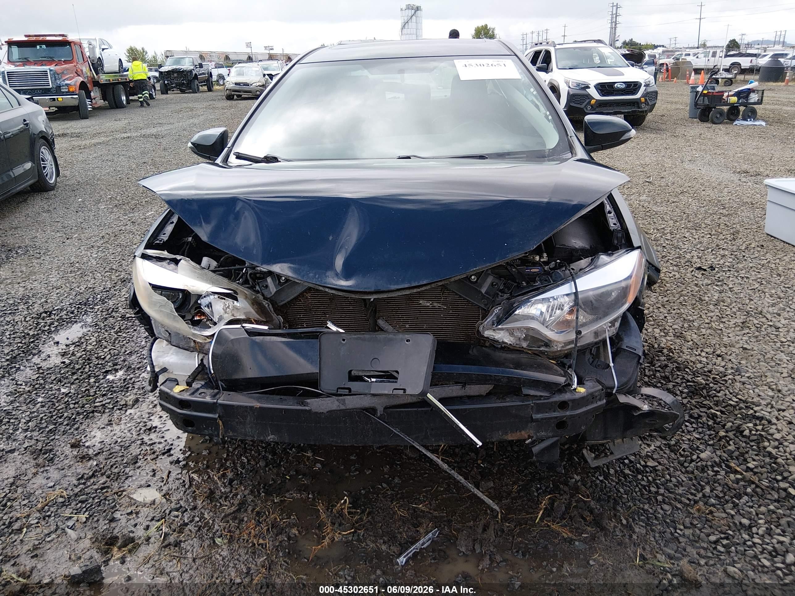 2015 Toyota Corolla S Plus Black vin: 2T1BURHE0FC394146