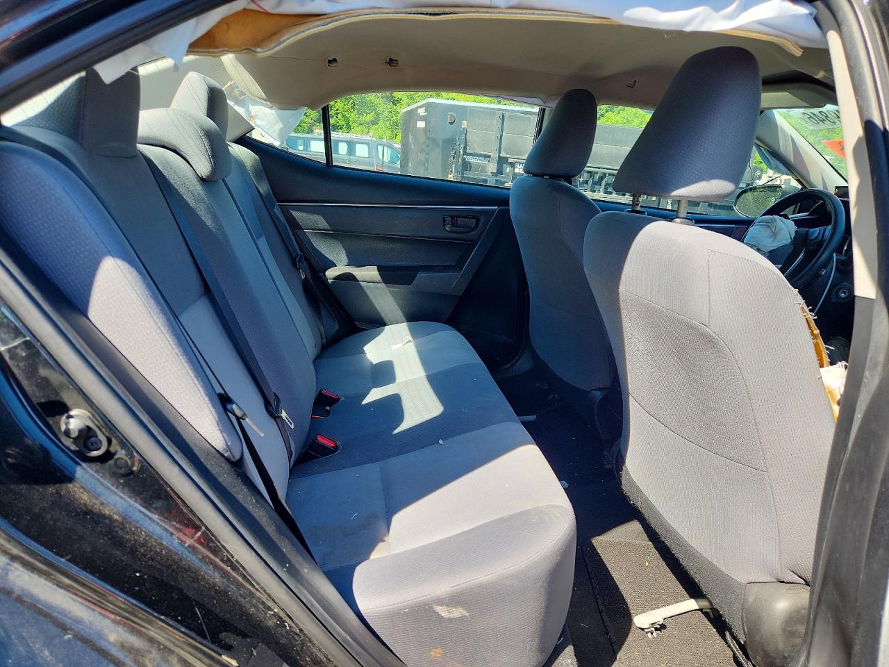 2015 Toyota Corolla L Black vin: 2T1BURHE0FC407493