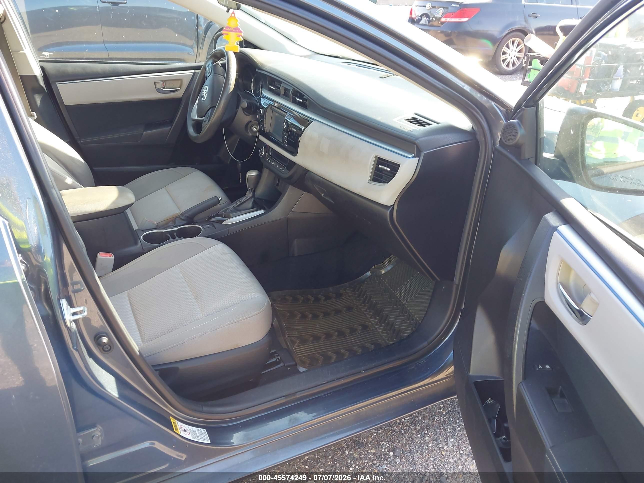 2015 Toyota Corolla Le Blue vin: 2T1BURHE0FC415688