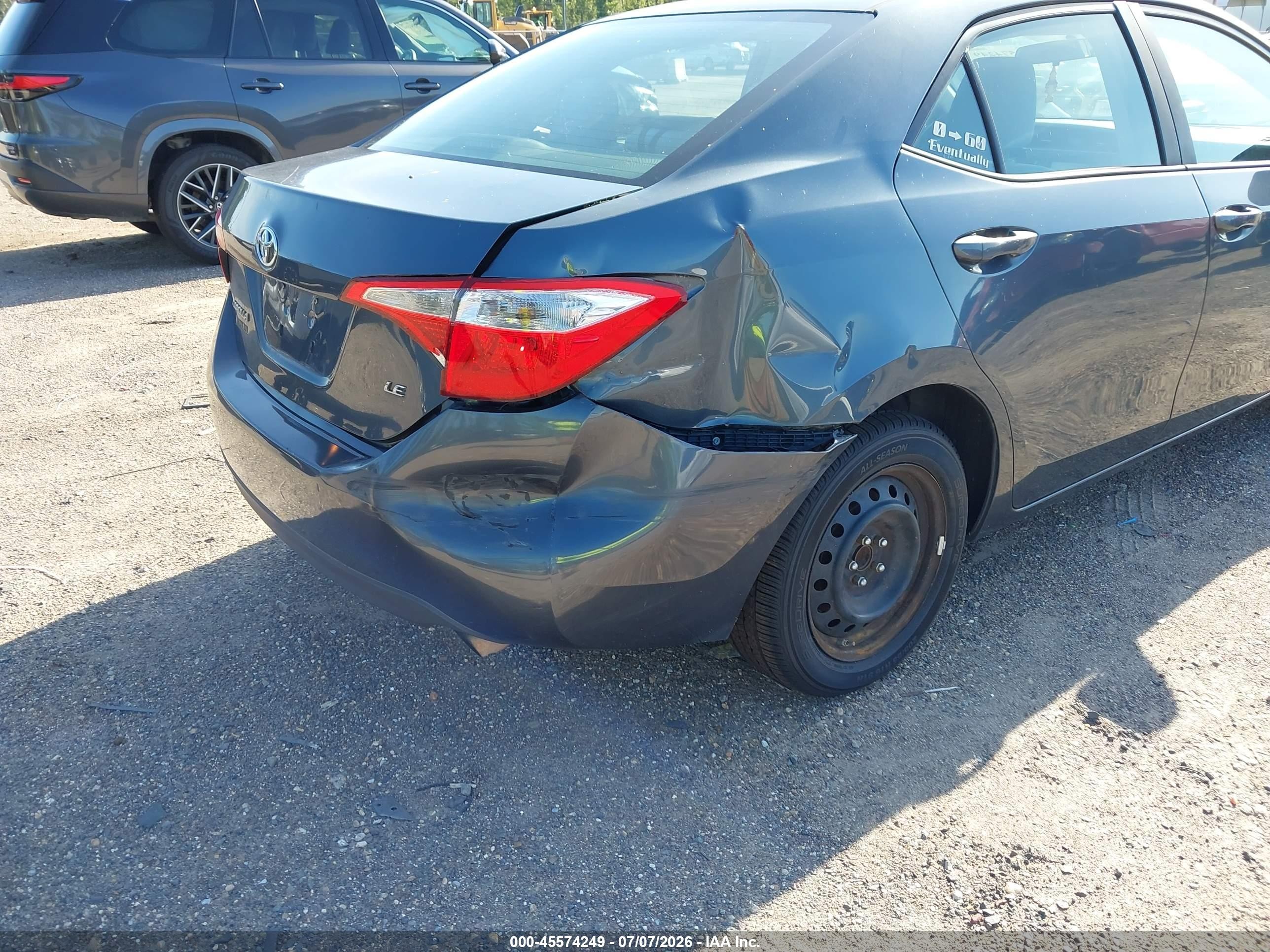 2015 Toyota Corolla Le Blue vin: 2T1BURHE0FC415688