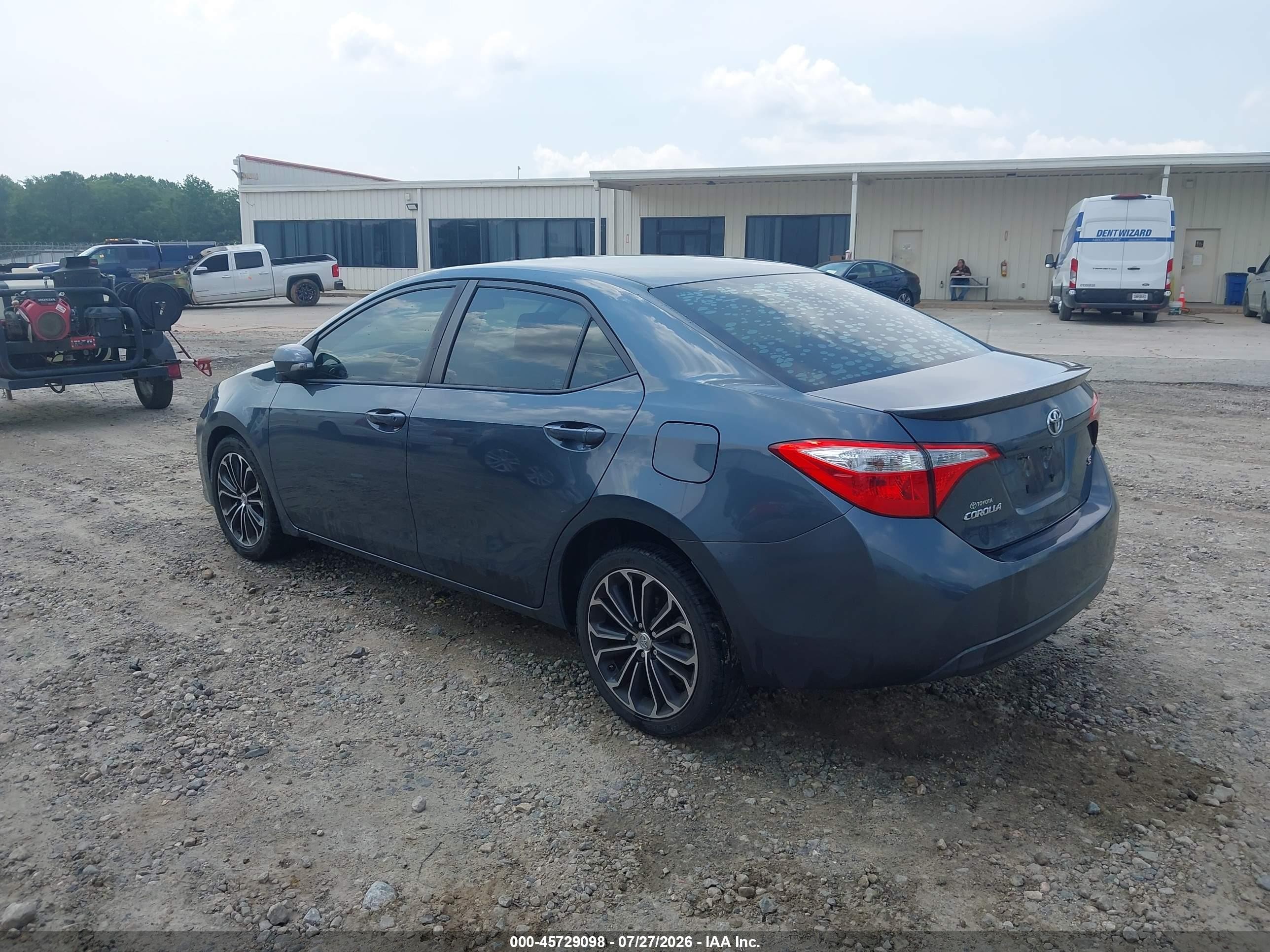 2015 Toyota Corolla S Plus Синий vin: 2T1BURHE0FC423595