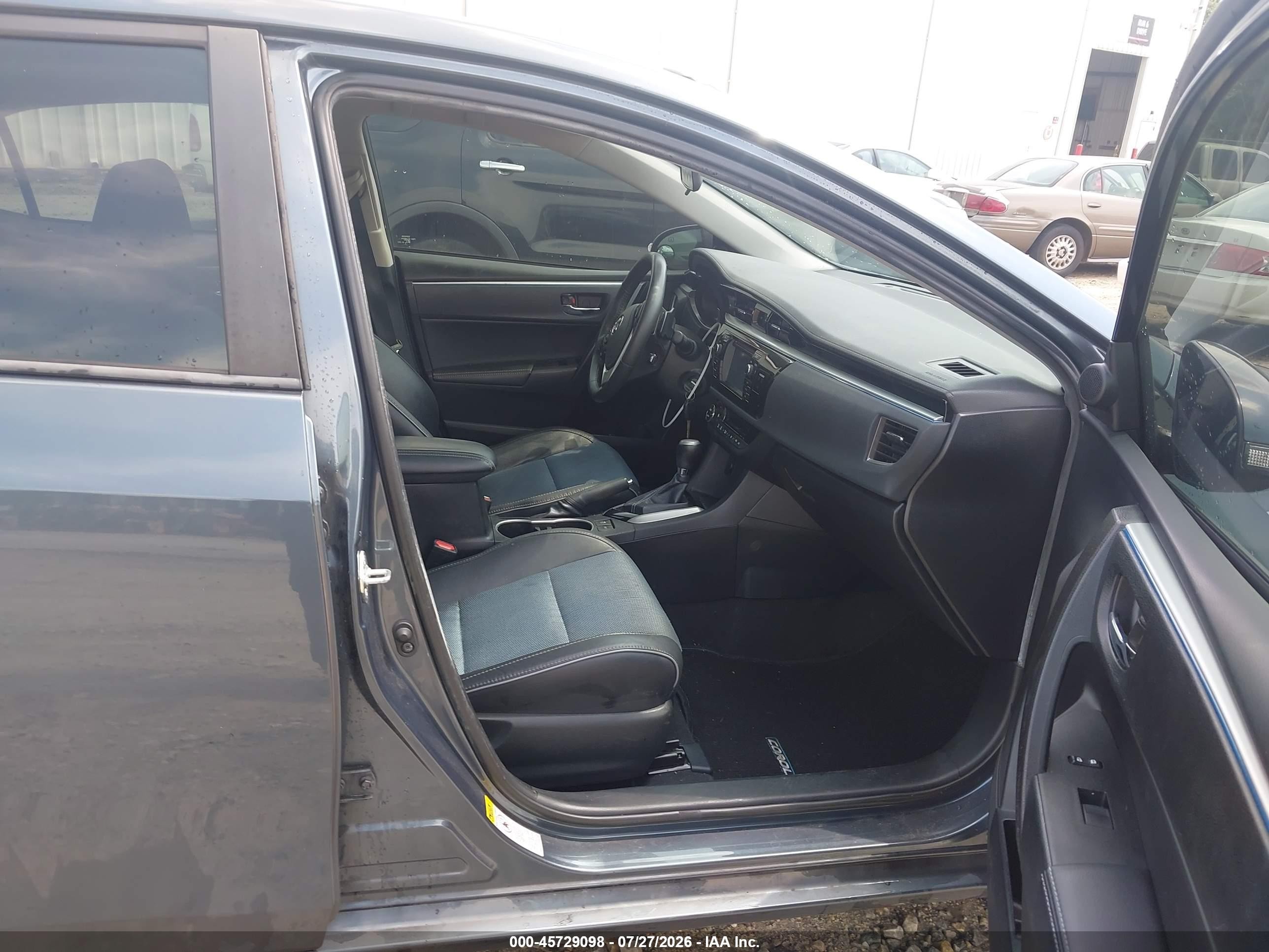 2015 Toyota Corolla S Plus Синий vin: 2T1BURHE0FC423595