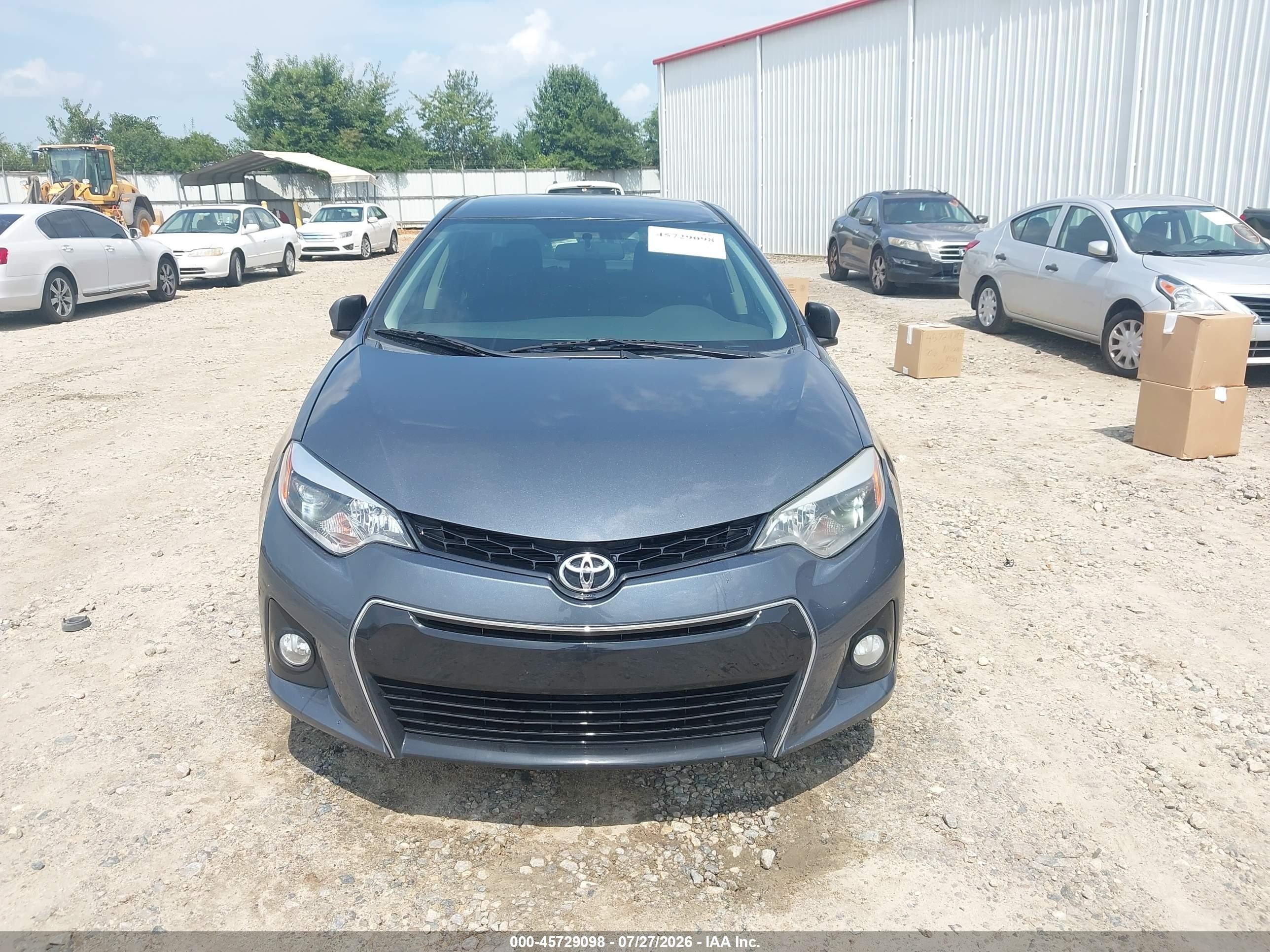 2015 Toyota Corolla S Plus Синий vin: 2T1BURHE0FC423595