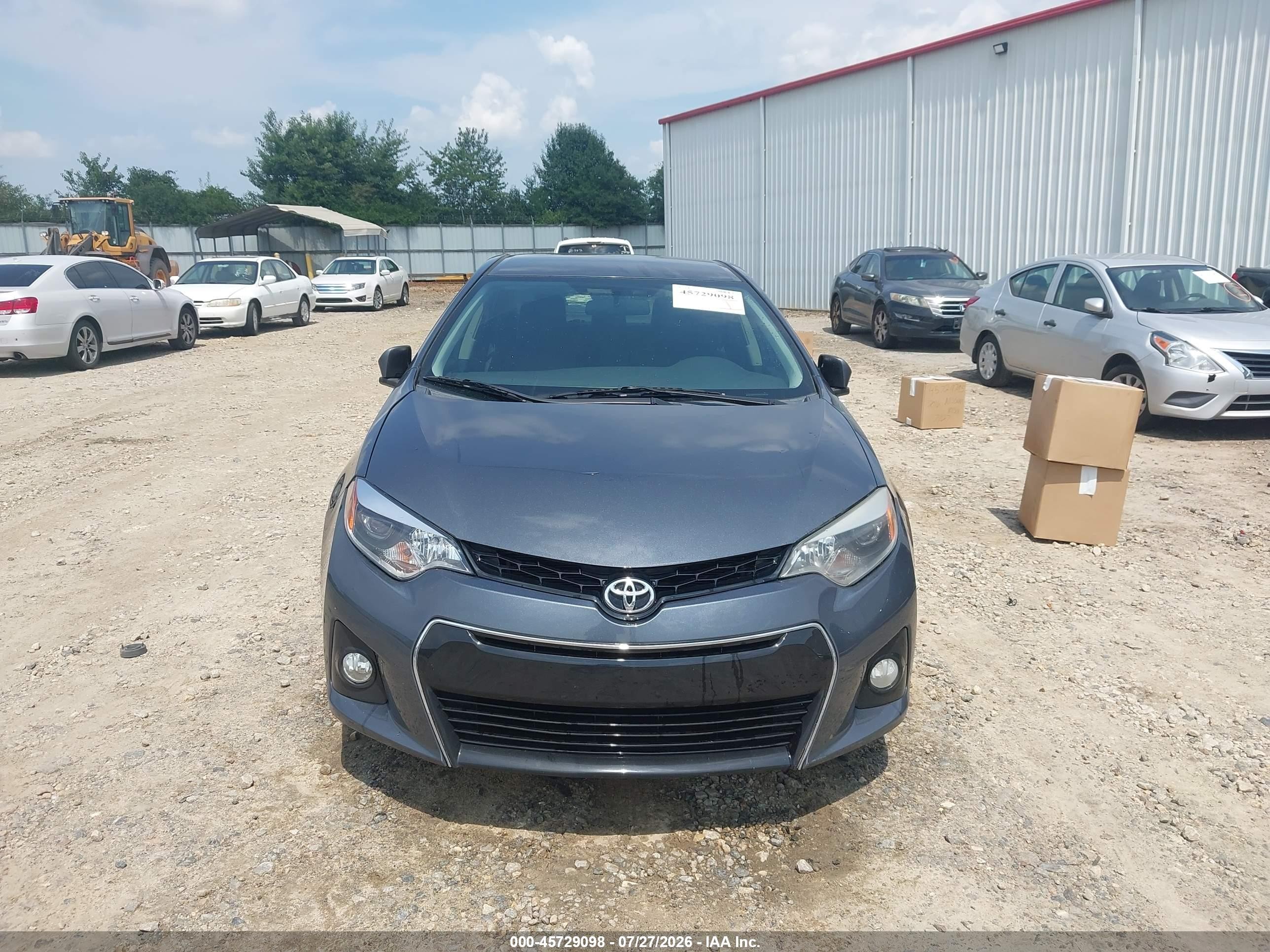 2015 Toyota Corolla S Plus Синий vin: 2T1BURHE0FC423595