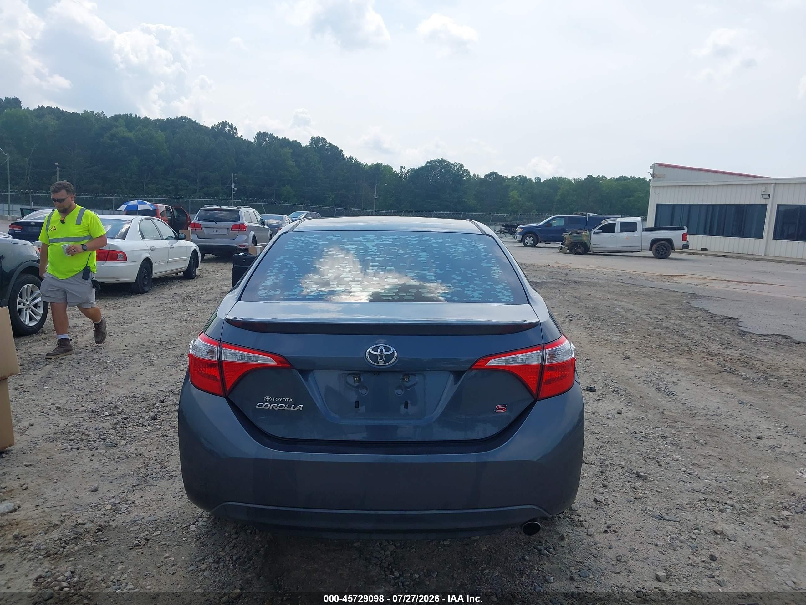 2015 Toyota Corolla S Plus Синий vin: 2T1BURHE0FC423595