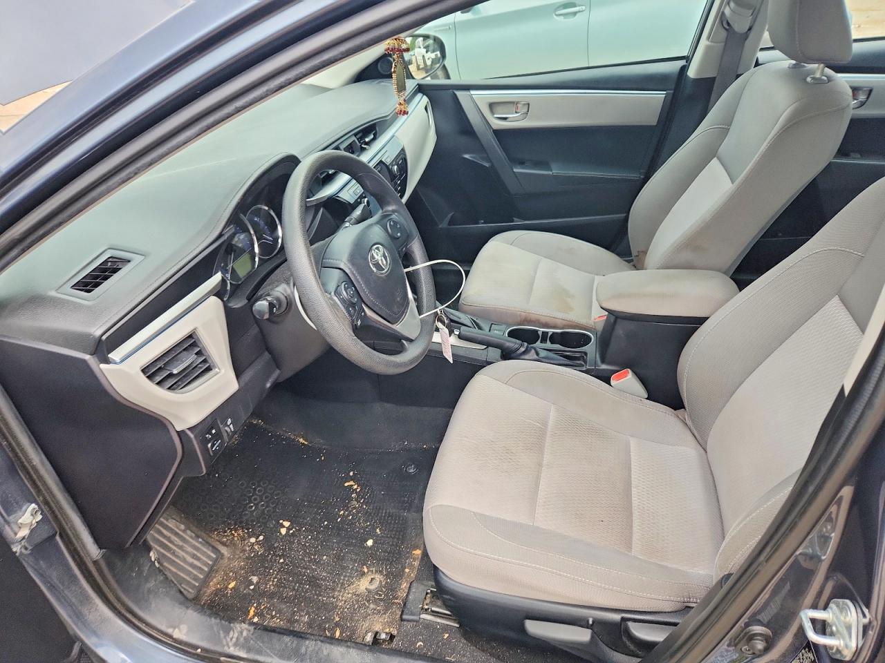 2015 Toyota Corolla Le Gray vin: 2T1BURHE0FC424147