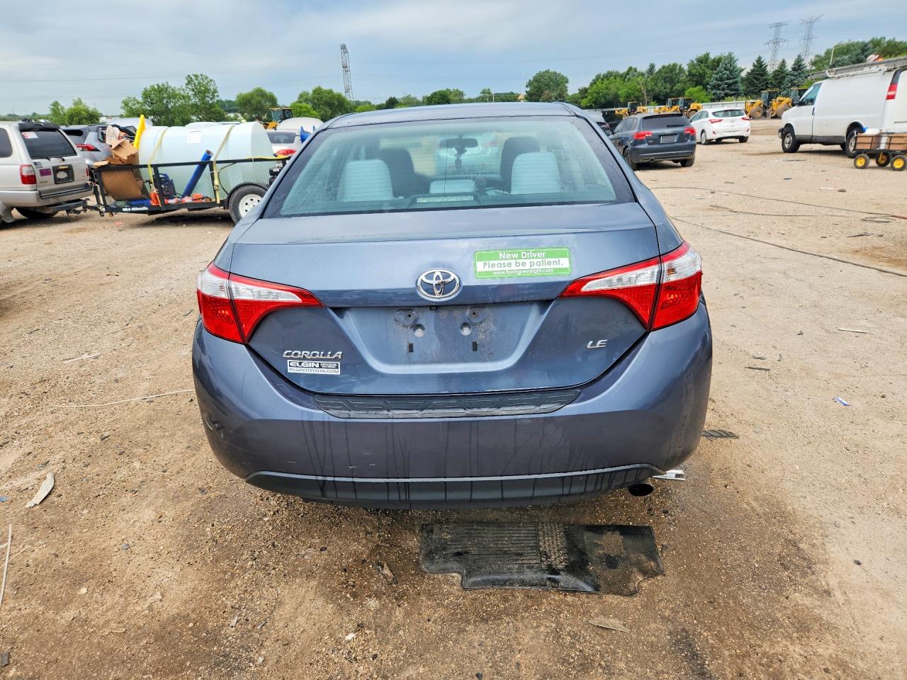 2015 Toyota Corolla Le Gray vin: 2T1BURHE0FC424147