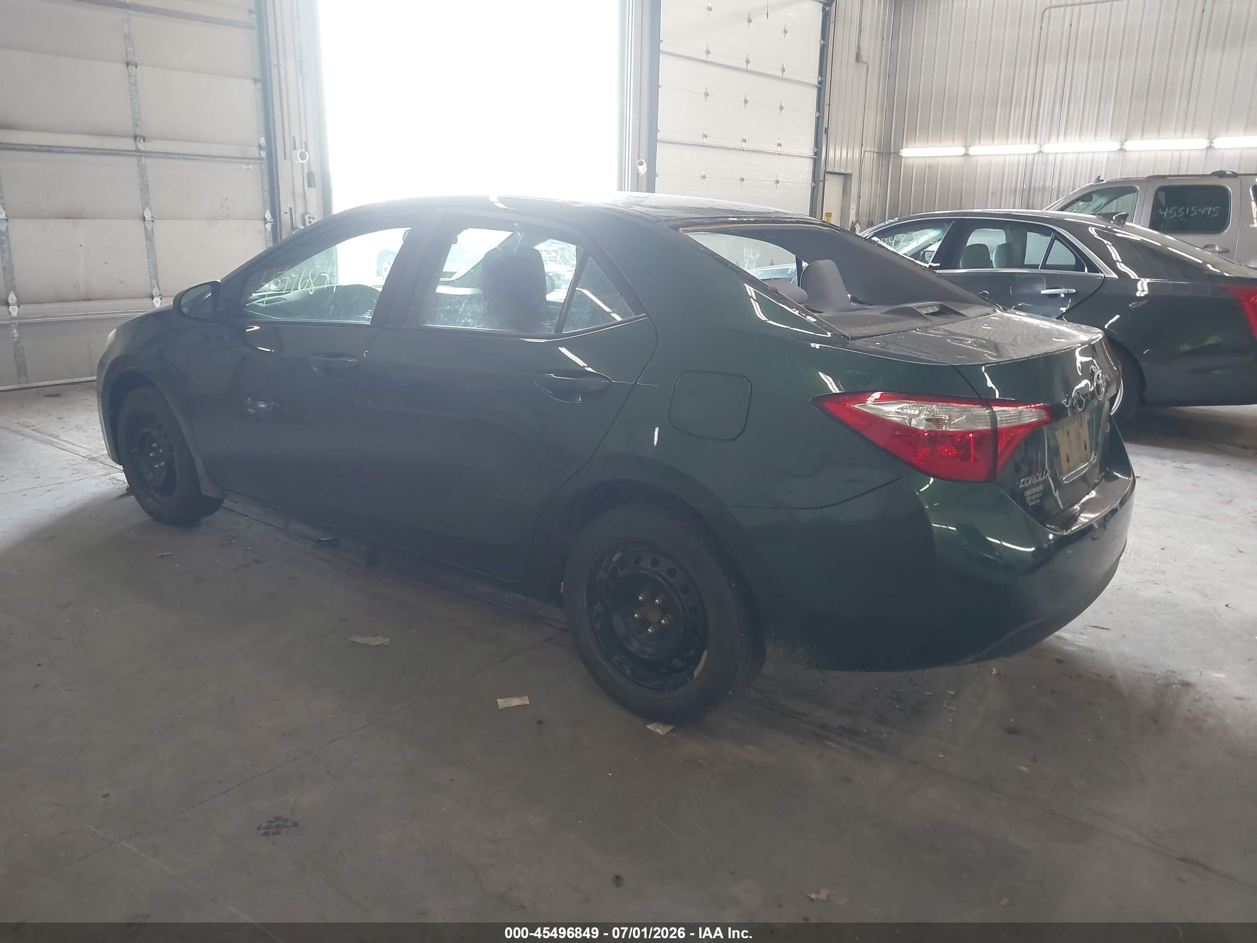 2015 Toyota Corolla Le Green vin: 2T1BURHE0FC443992