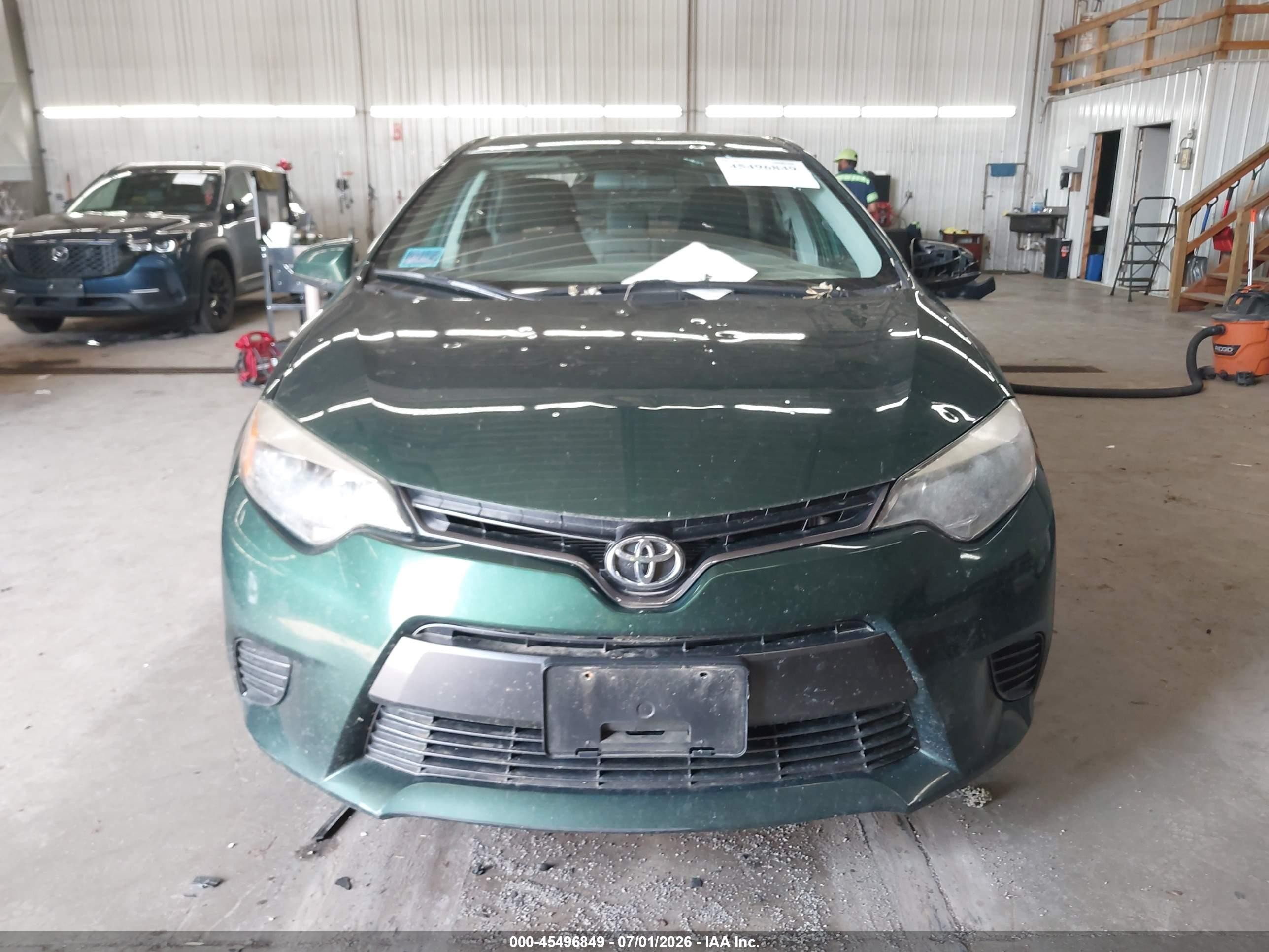 2015 Toyota Corolla Le Green vin: 2T1BURHE0FC443992