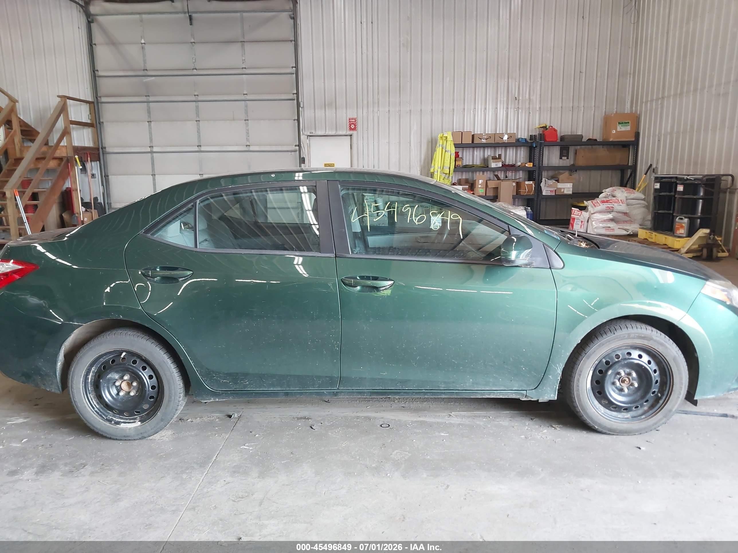 2015 Toyota Corolla Le Green vin: 2T1BURHE0FC443992